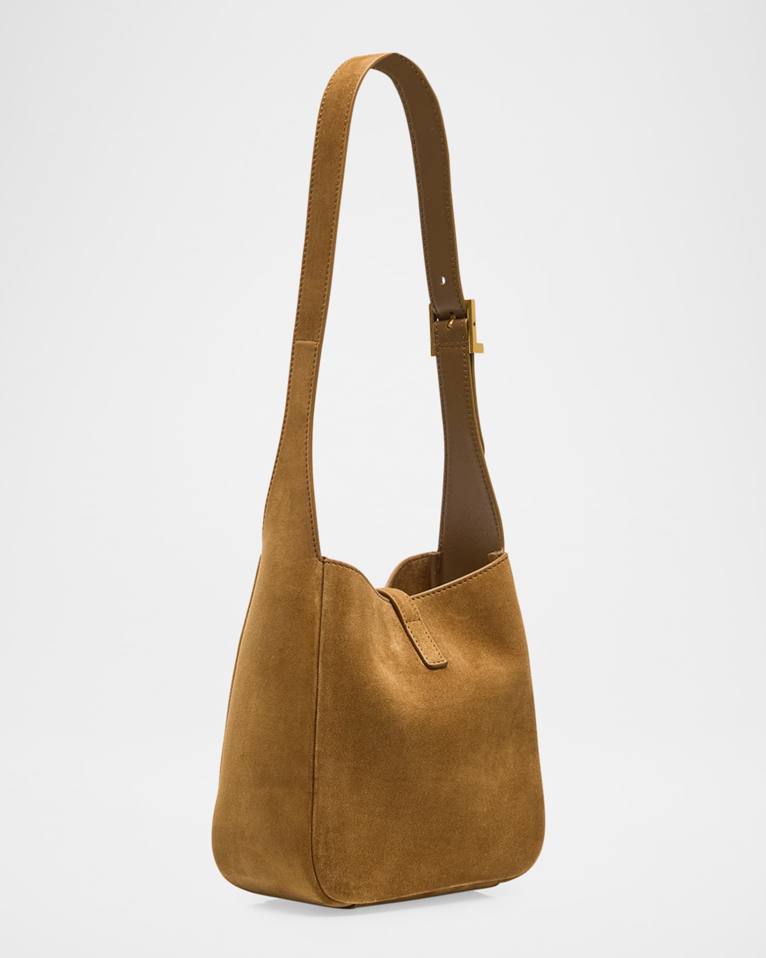 Saint Laurent Le A Baby YSL Hobo Bag in Suede Neiman Marcus
