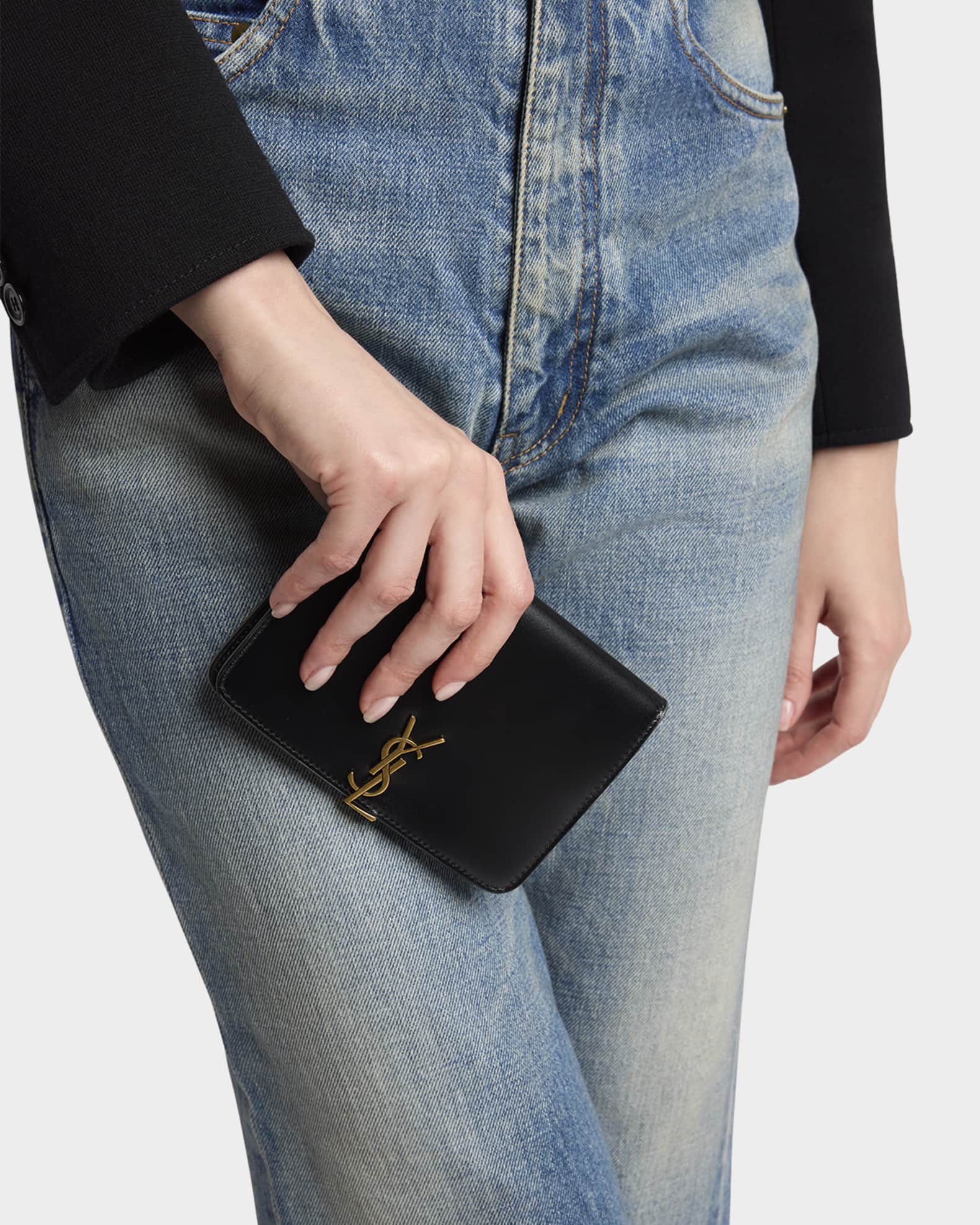 YSL Passport Holder in Calfskin 1