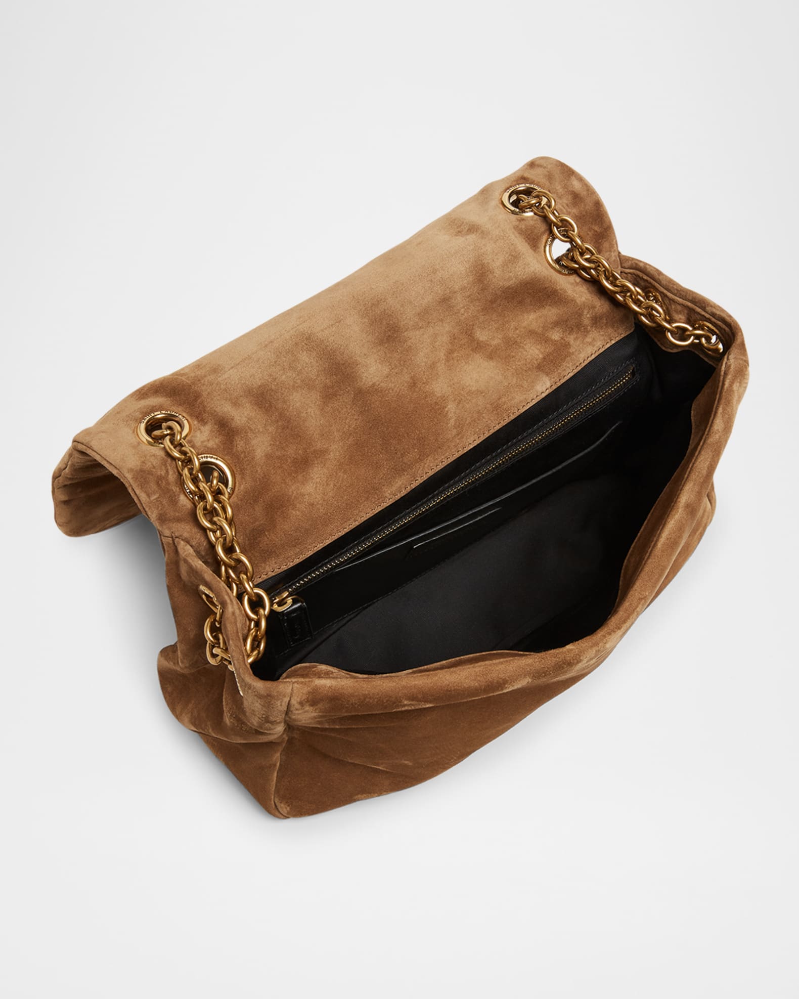 Saint Laurent Jamie 4.3 Medium Quilted Suede Shoulder Bag
