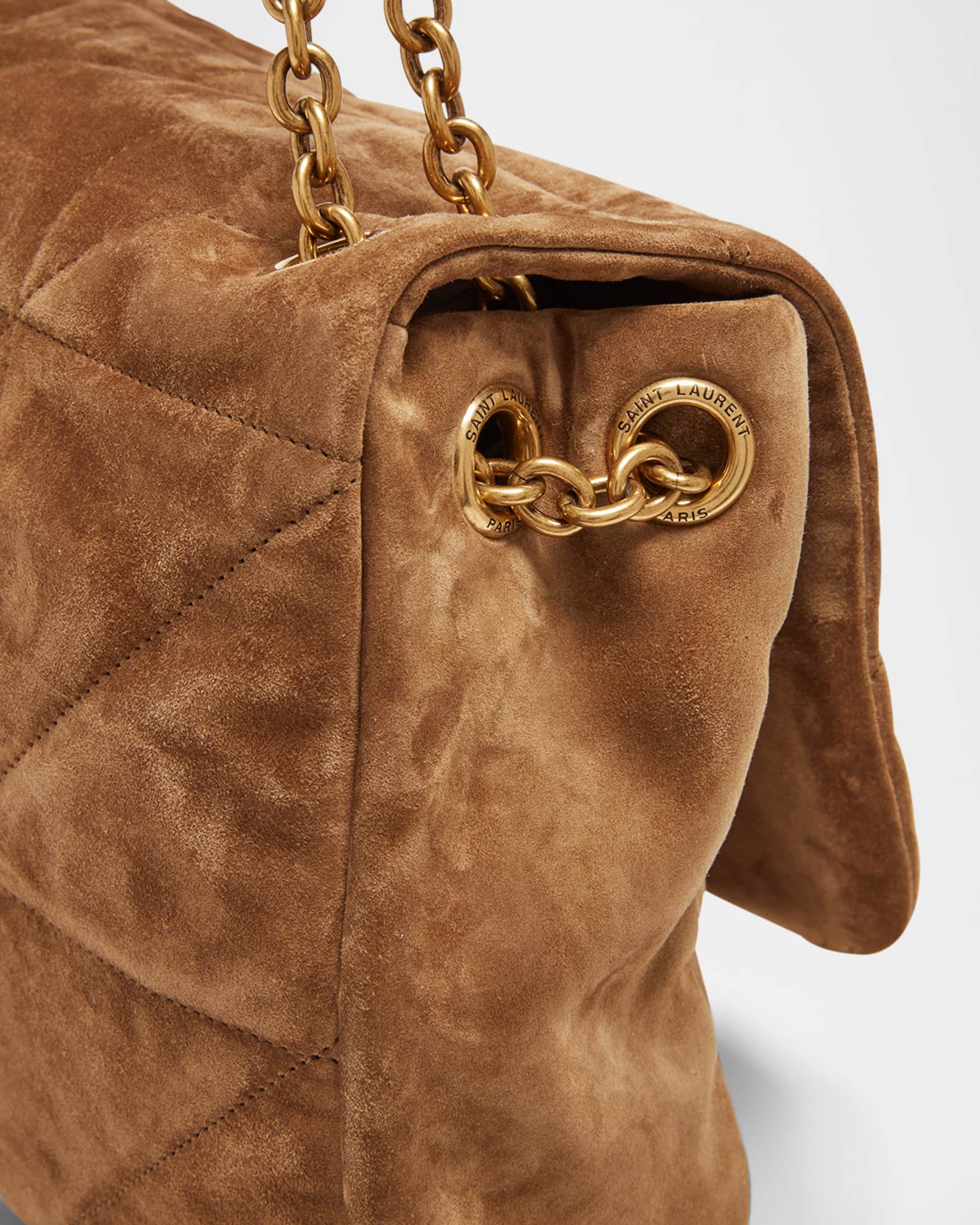 Saint Laurent Jamie 4.3 Medium Quilted Suede Shoulder Bag