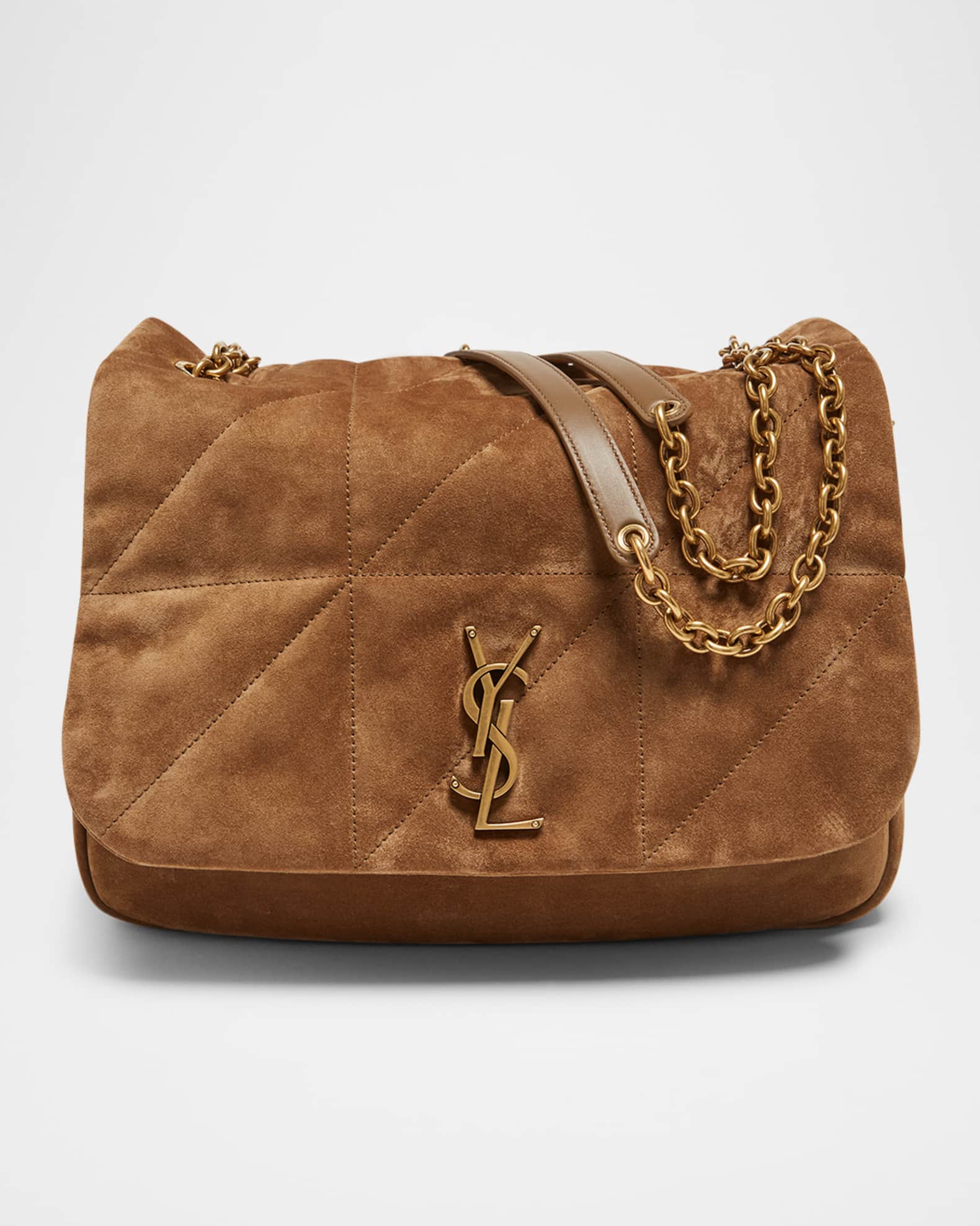 Jamie 4.3 Medium Quilted Suede Shoulder Bag 0