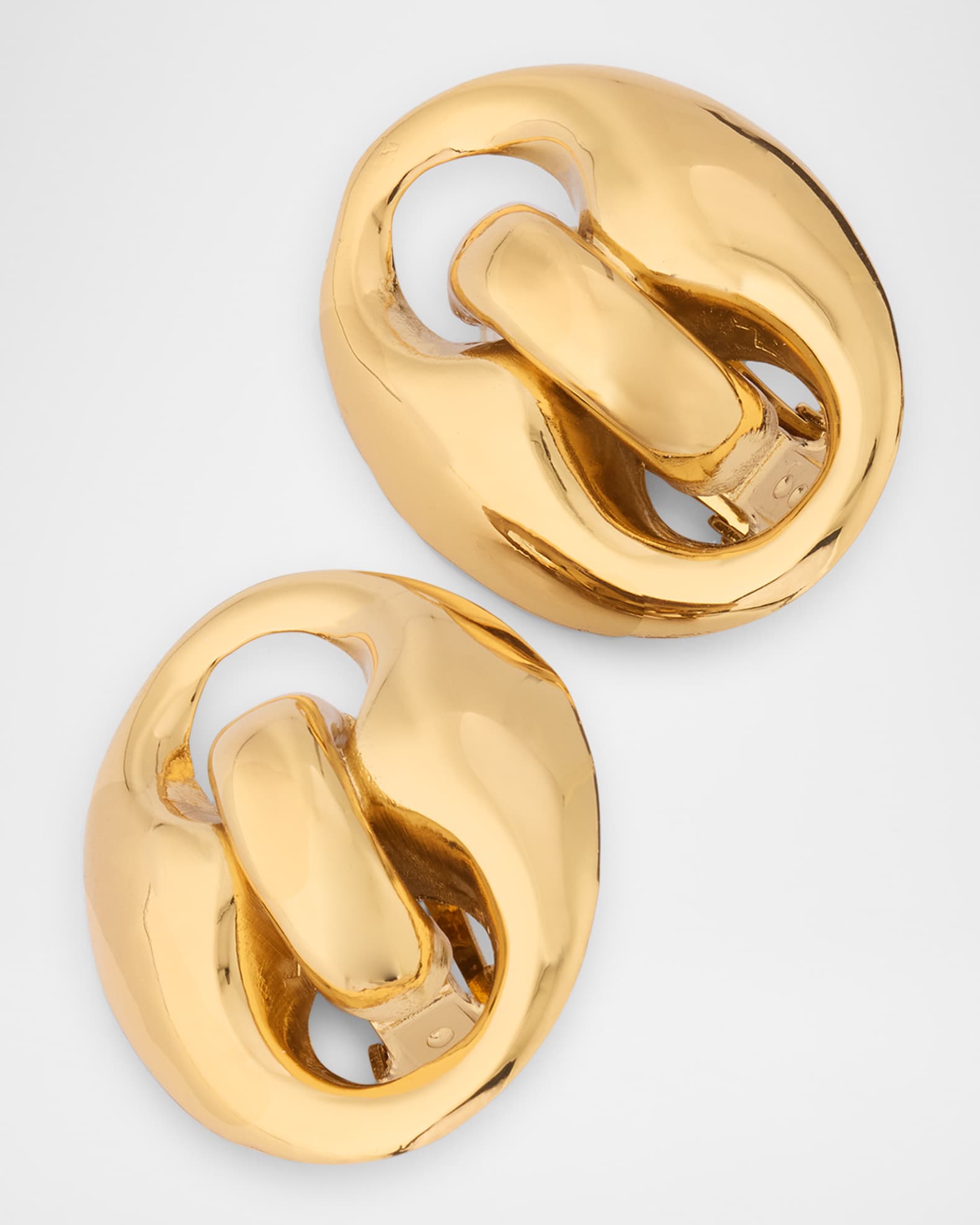 Cophea Earrings in Gold - Clip Ons Cophea Earrings in Gold - Clip Ons