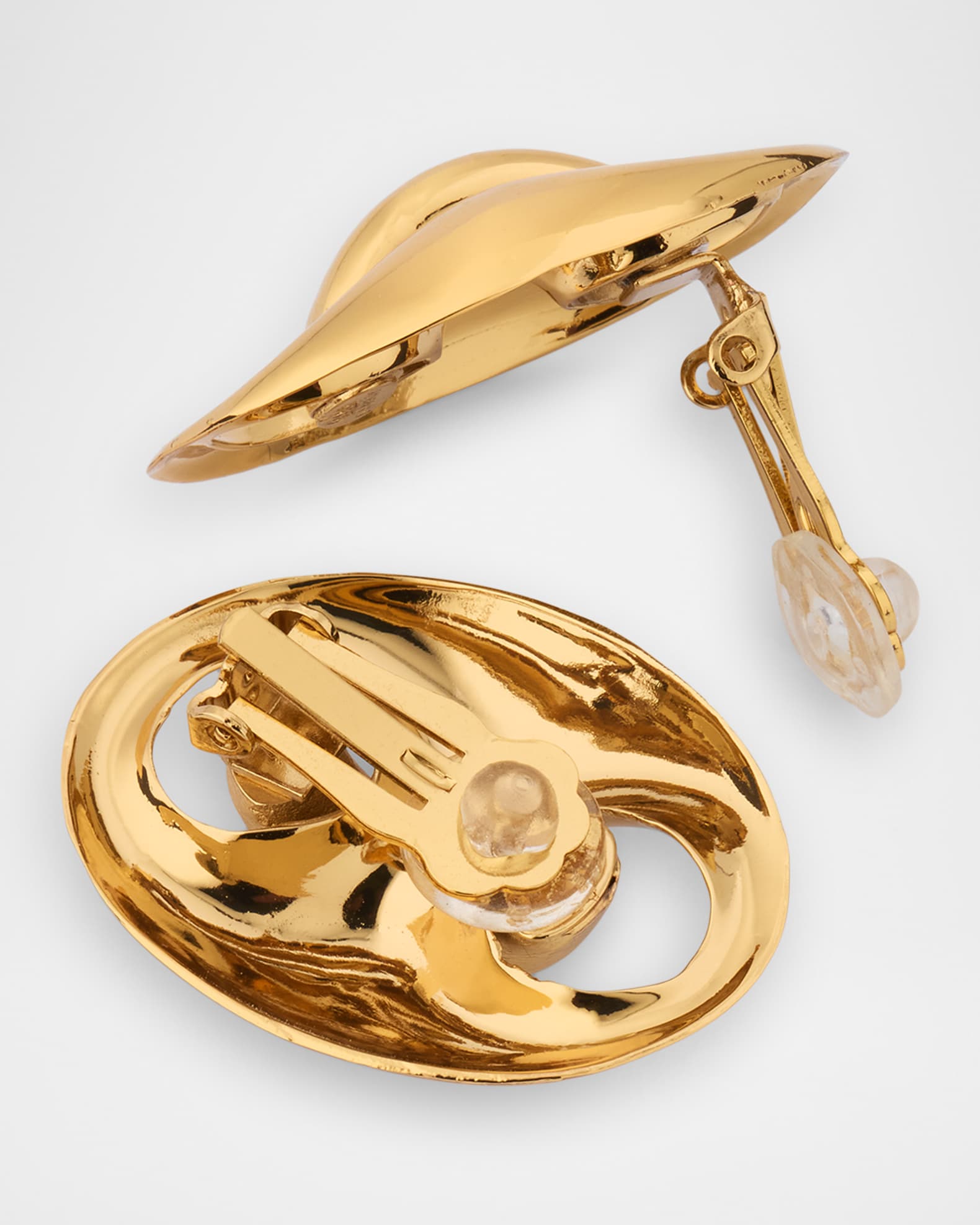 Cophea Earrings in Gold - Clip Ons Cophea Earrings in Gold - Clip Ons