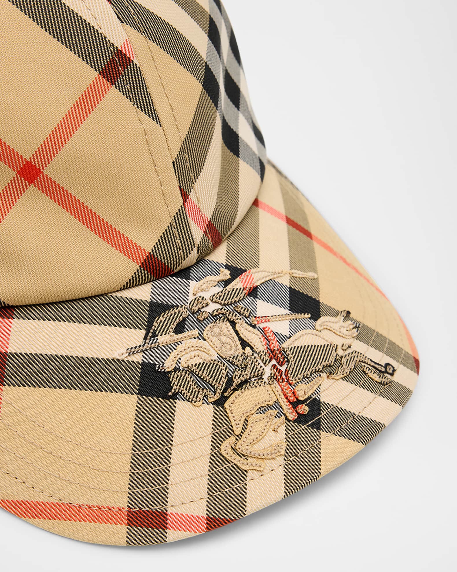 Burberry EKD Bias Check Baseball Cap | Neiman Marcus