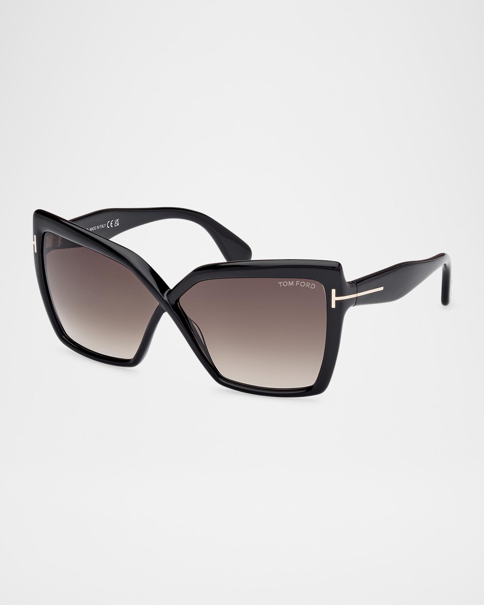 Tom Ford Fiore Butterfly Sunglasses TOM FORD Fiore Acetate Butterfly Sunglasses | Neiman Marcus main image 2