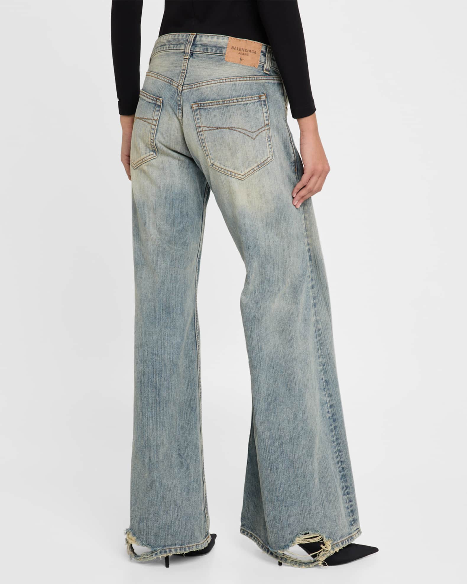 Balenciaga Low Waist Baggy Pants | Neiman Marcus