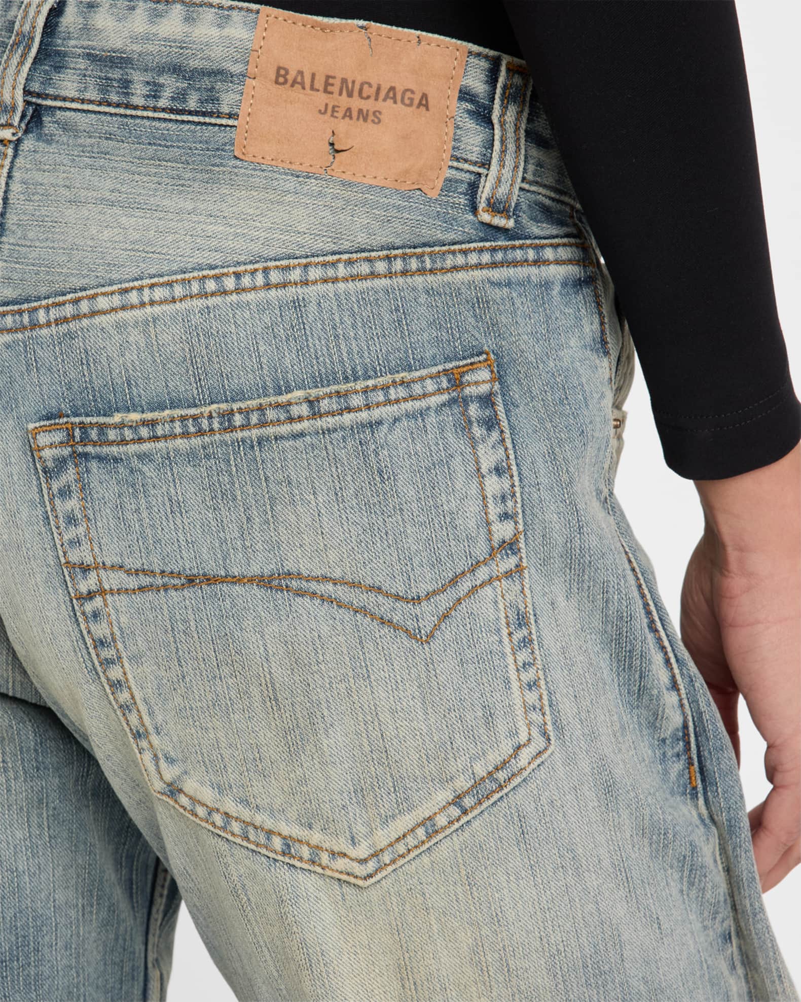 Balenciaga Low Waist Baggy Pants | Neiman Marcus