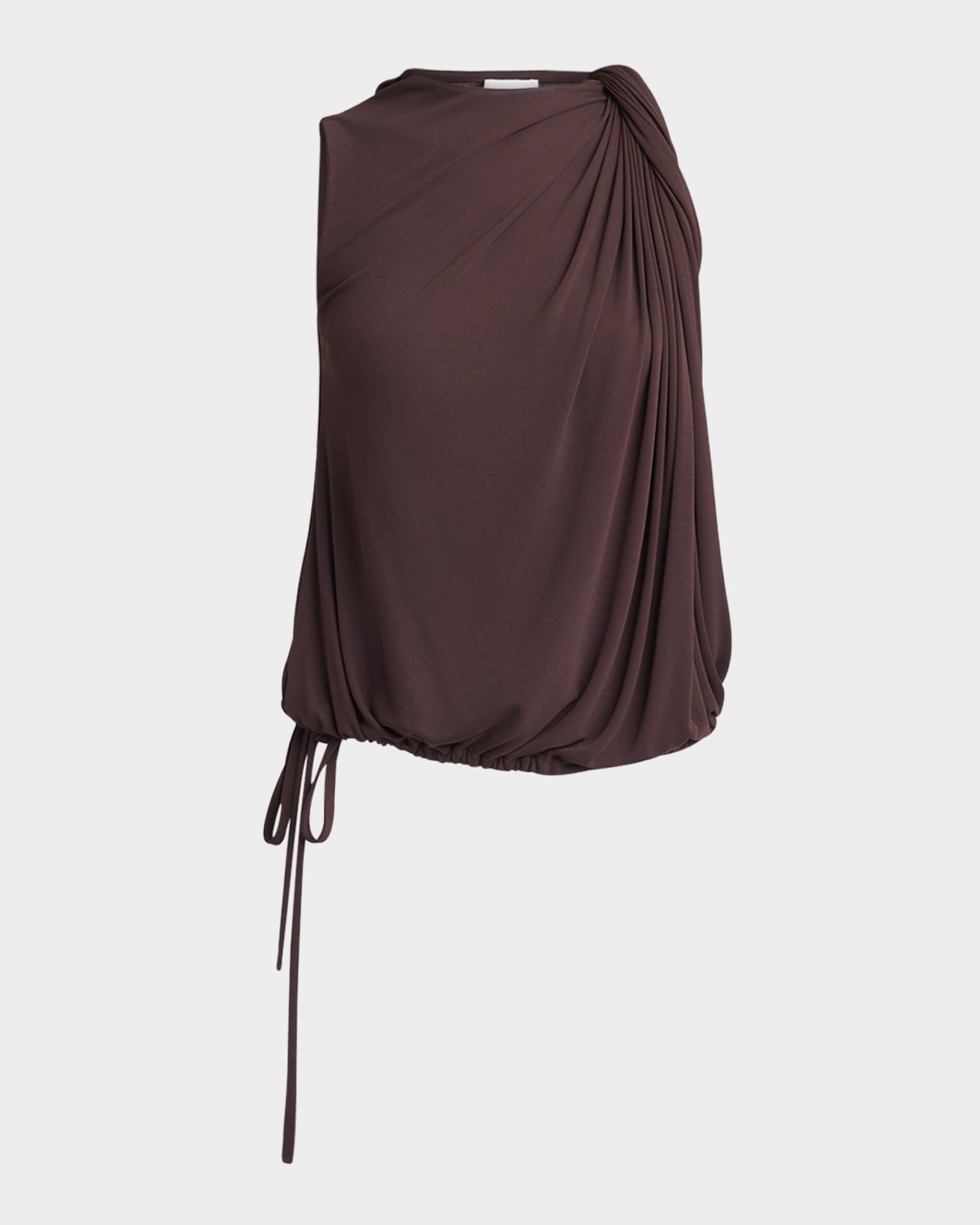 Twist Draped Jersey Top 0
