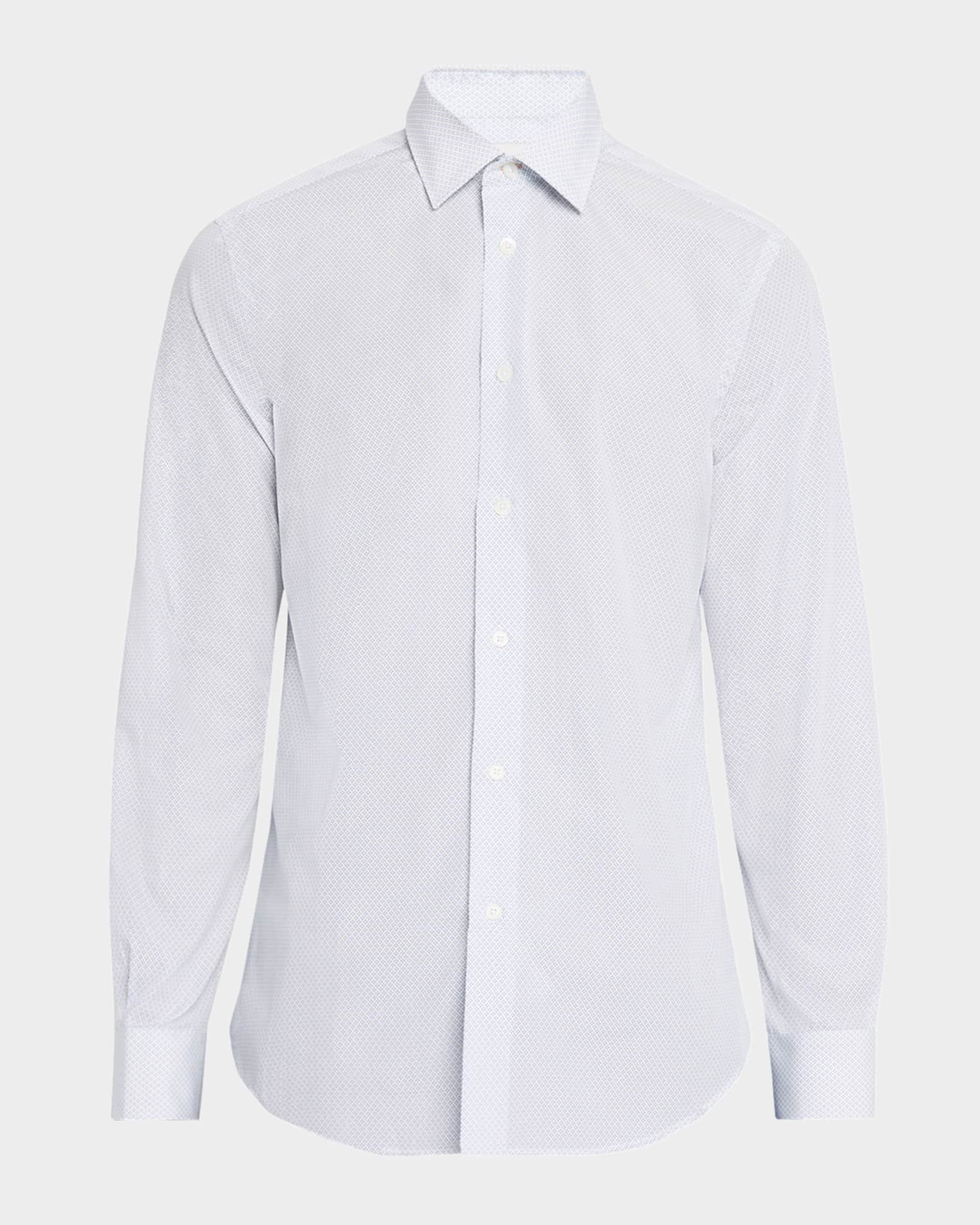 Men's Cotton Micro-Dot Dress Shirt 0