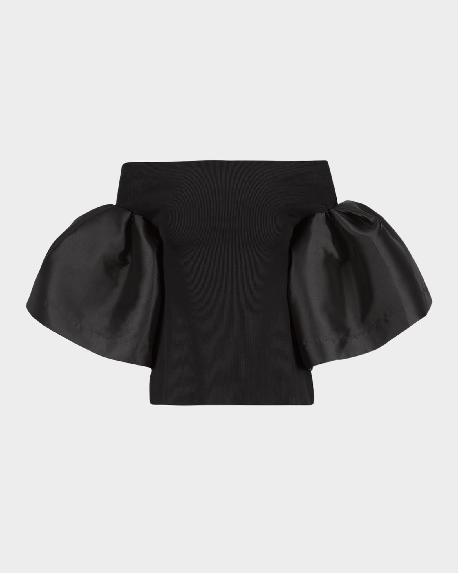 Off-The-Shoulder Puff-Sleeve Top 0