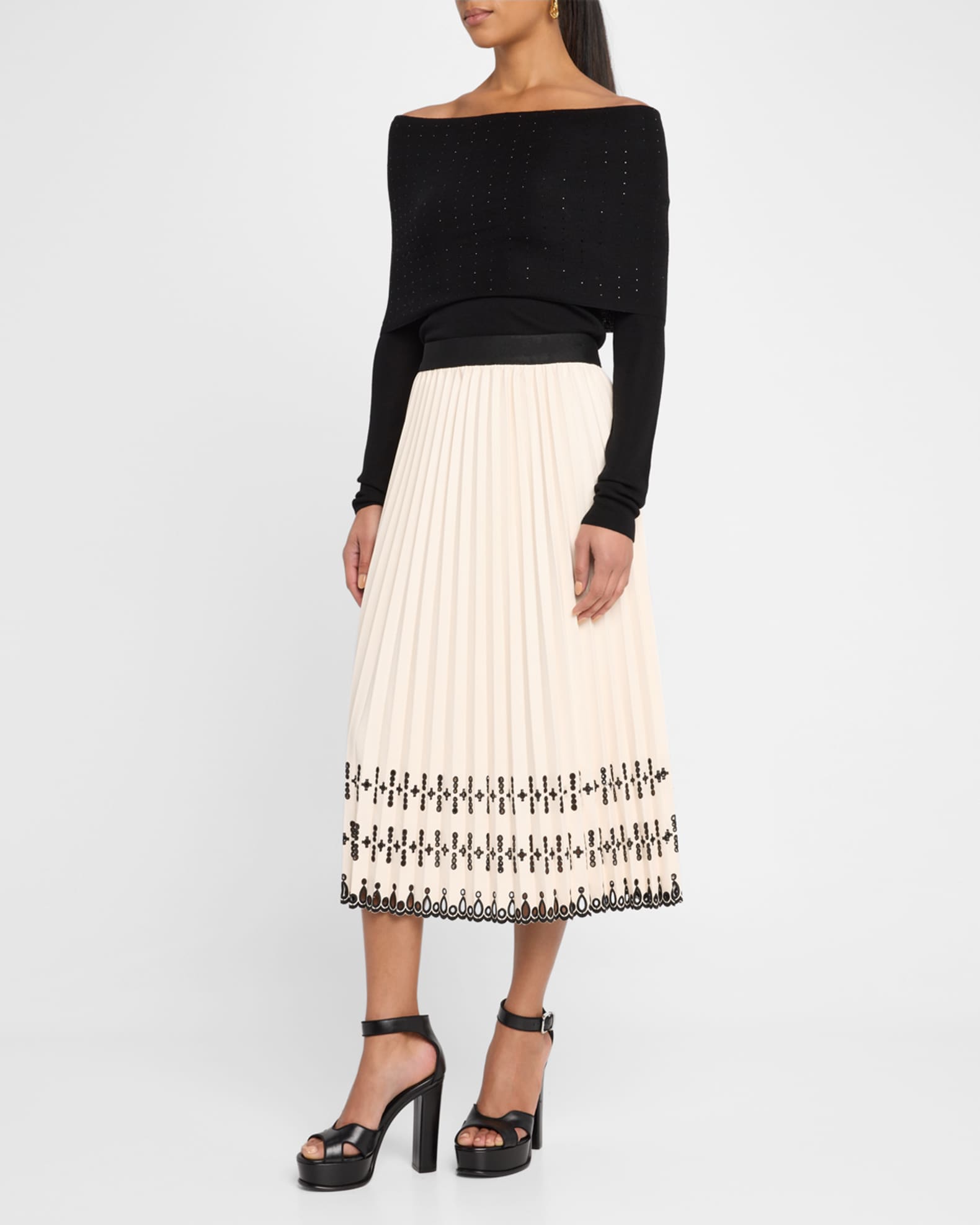 Pleats To Meet You Midi Skirt 1