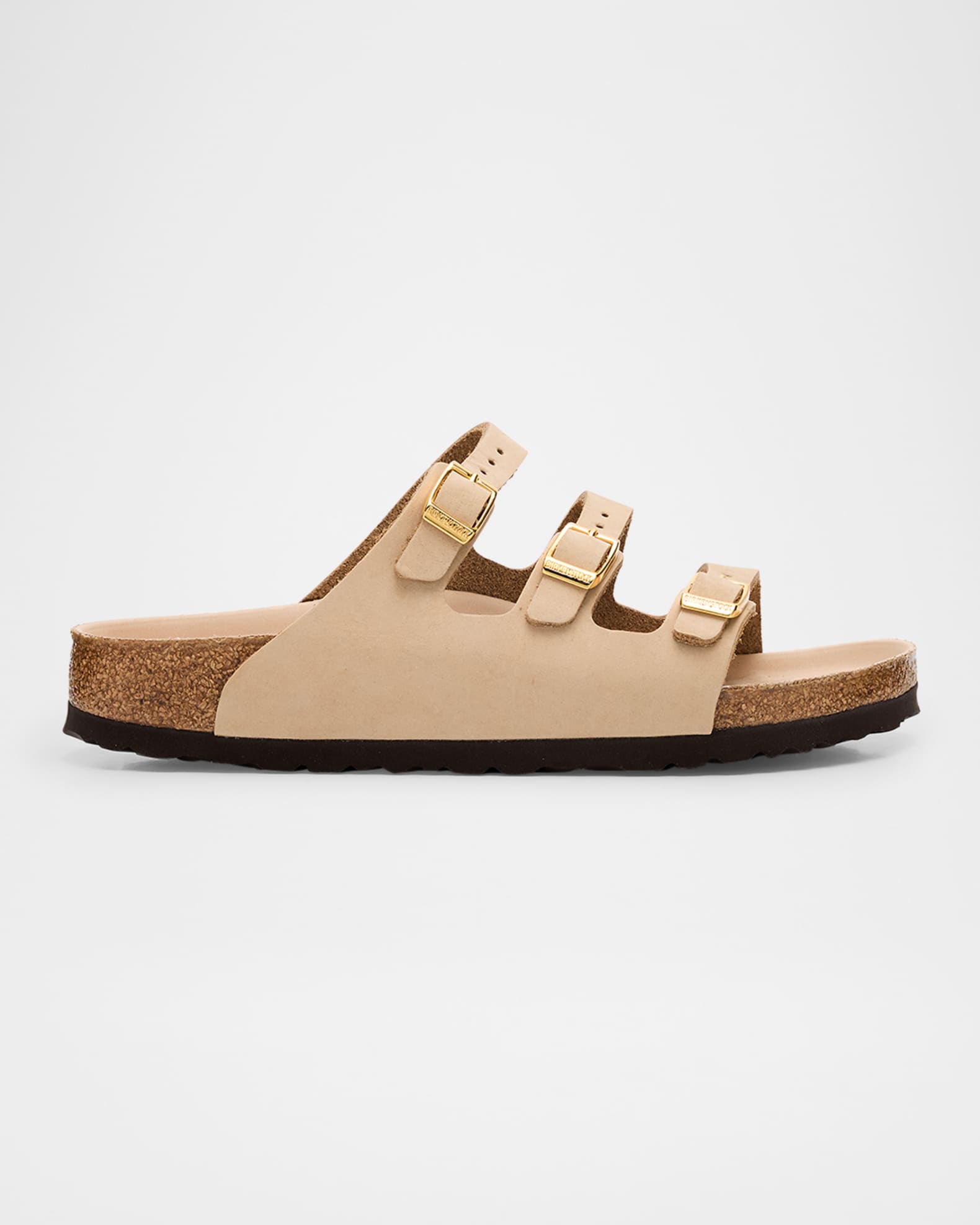 BIRKENSTOCK Florida Leather Slide Sandals Neiman Marcus