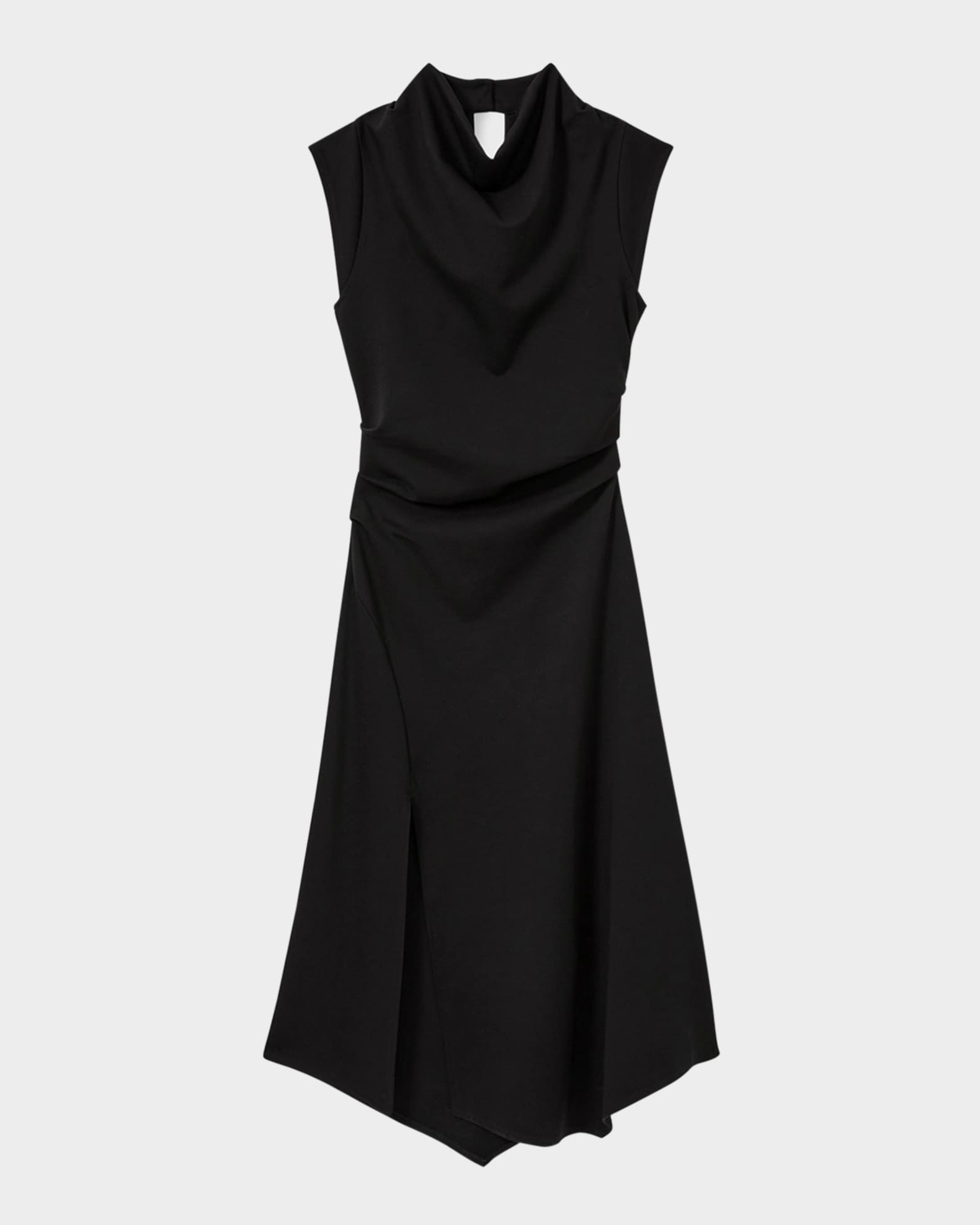 asymmetric cowl neck dress Eve Asymmetrical Cowl Neck Dress – evelynlambert main image 1