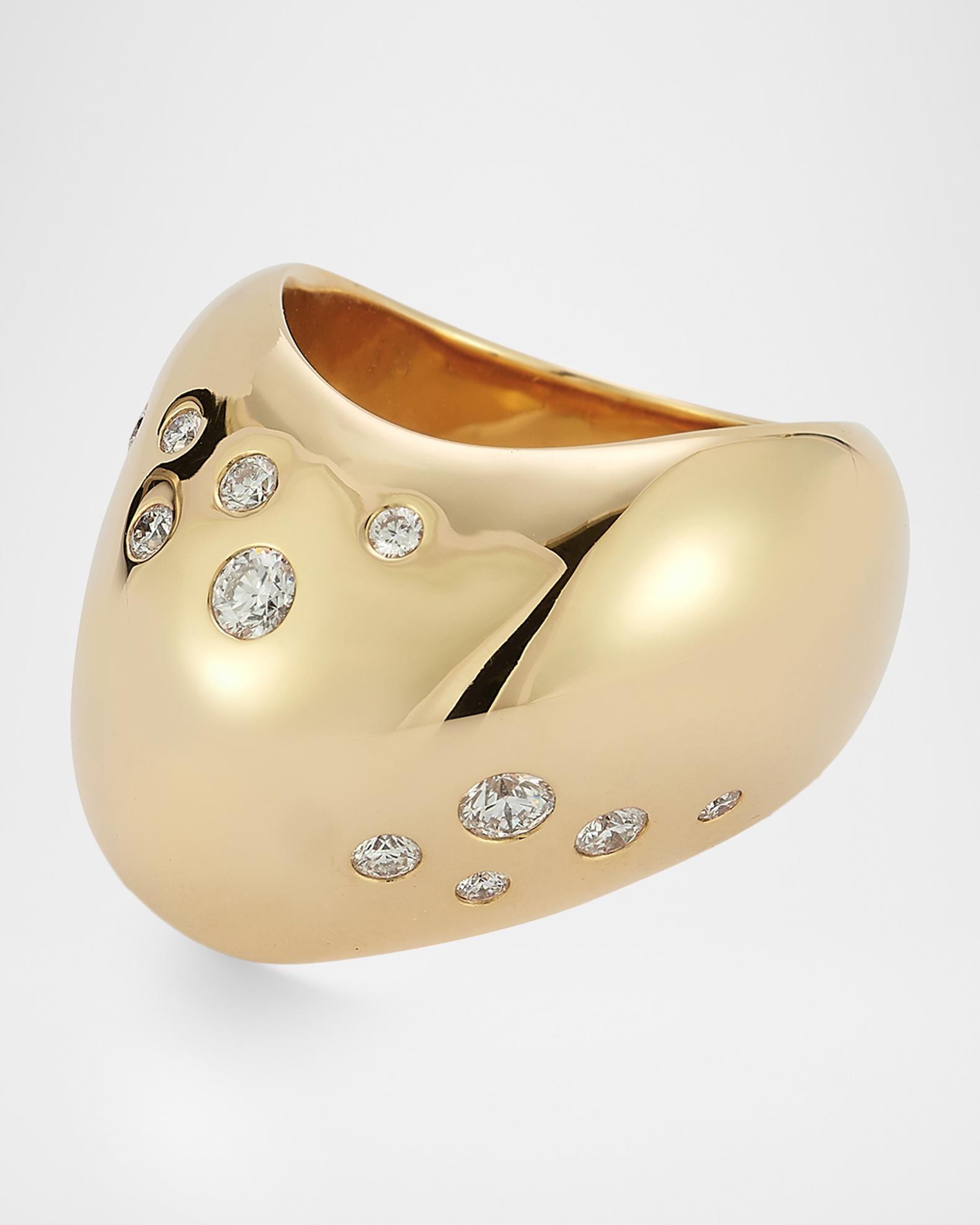 Walters Faith Julian Burnished Diamond Wave Ring | Neiman Marcus