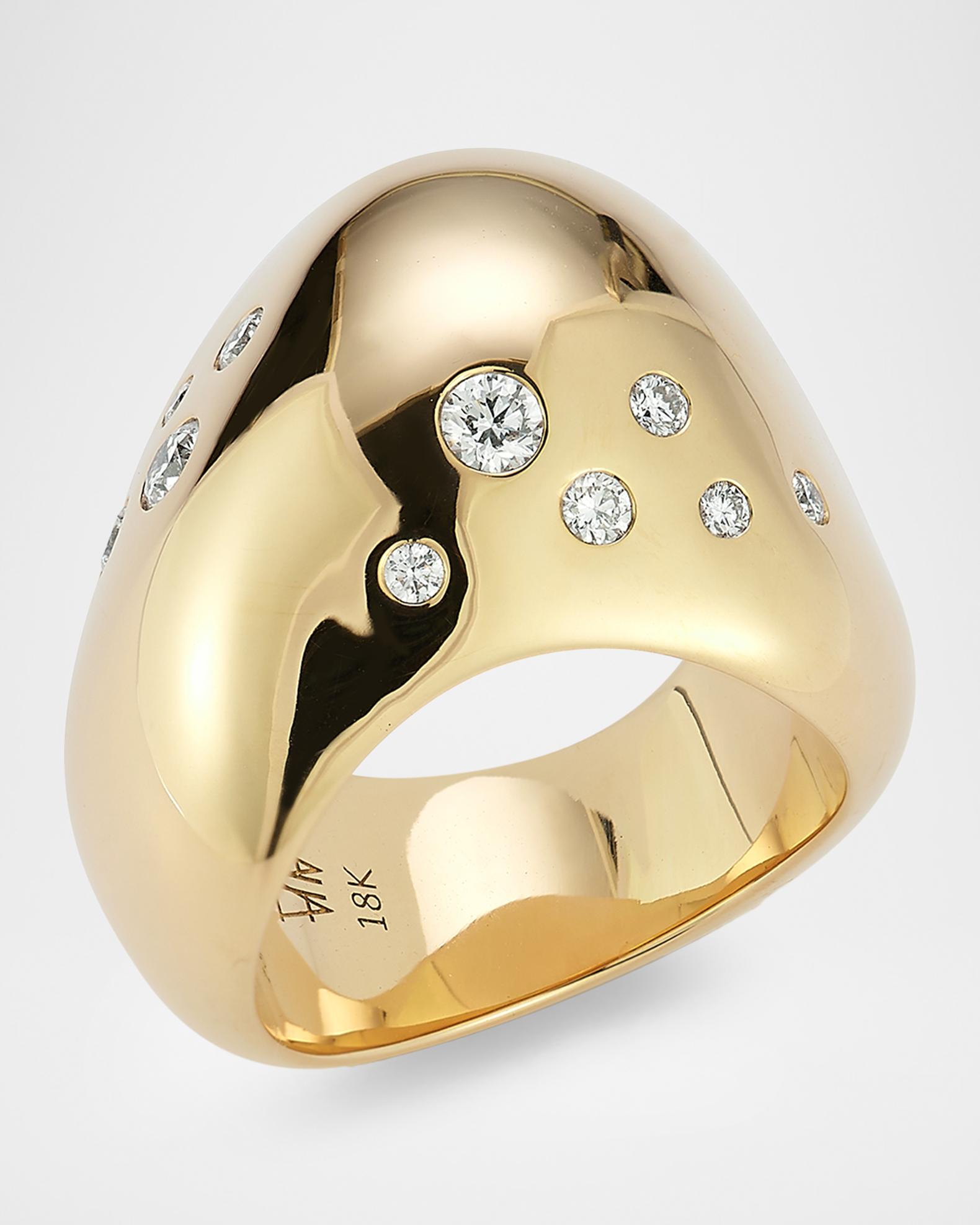 Walters Faith Julian Burnished Diamond Wave Ring | Neiman Marcus