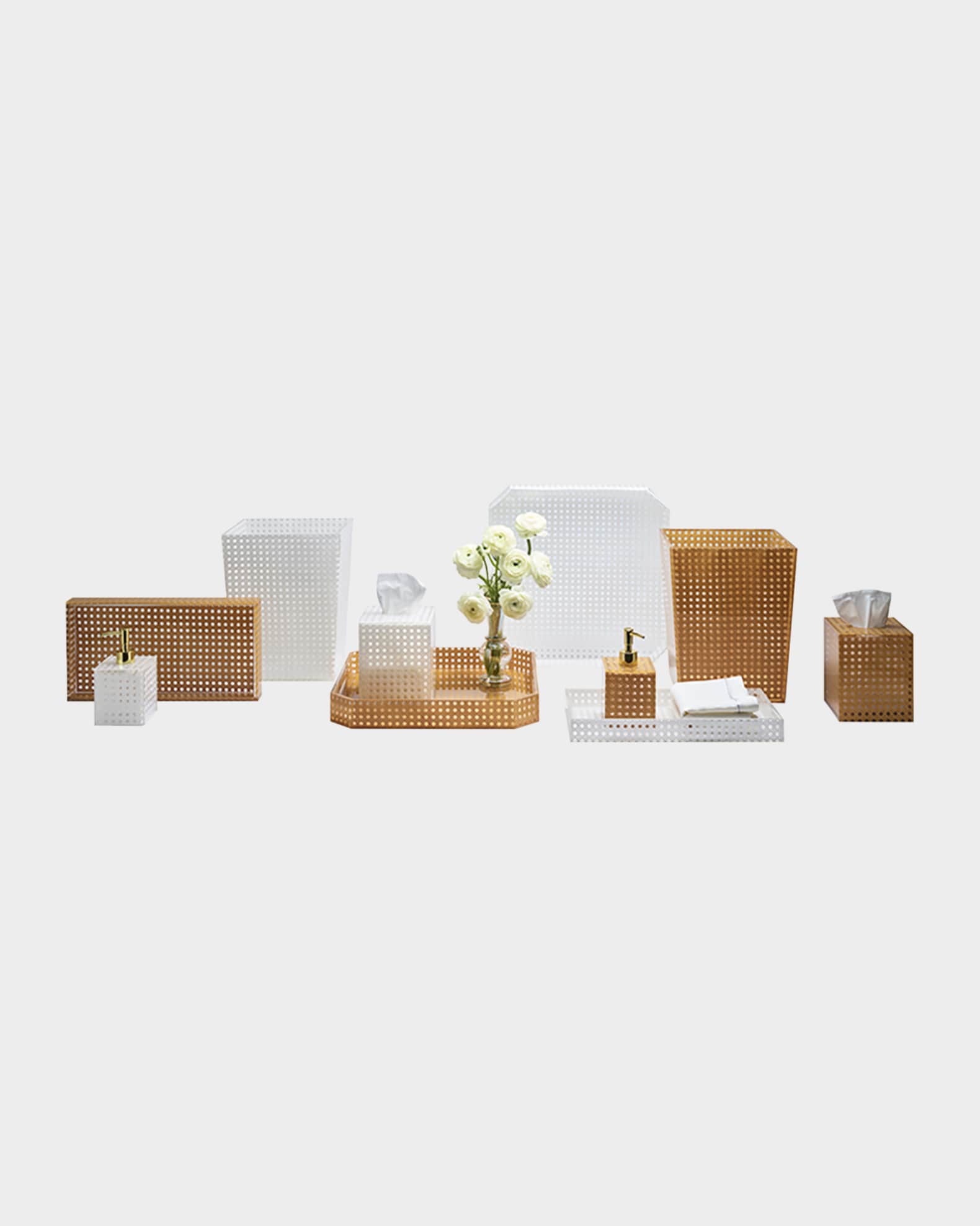 Reed Tissue Box, White 1