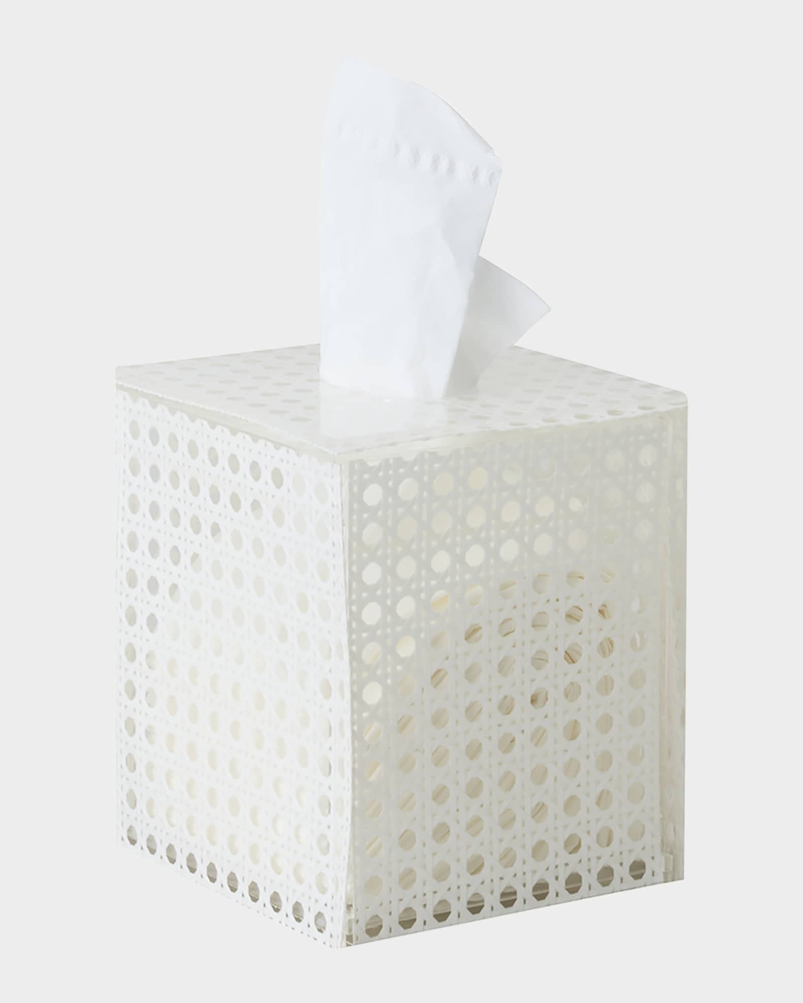 Reed Tissue Box, White 0