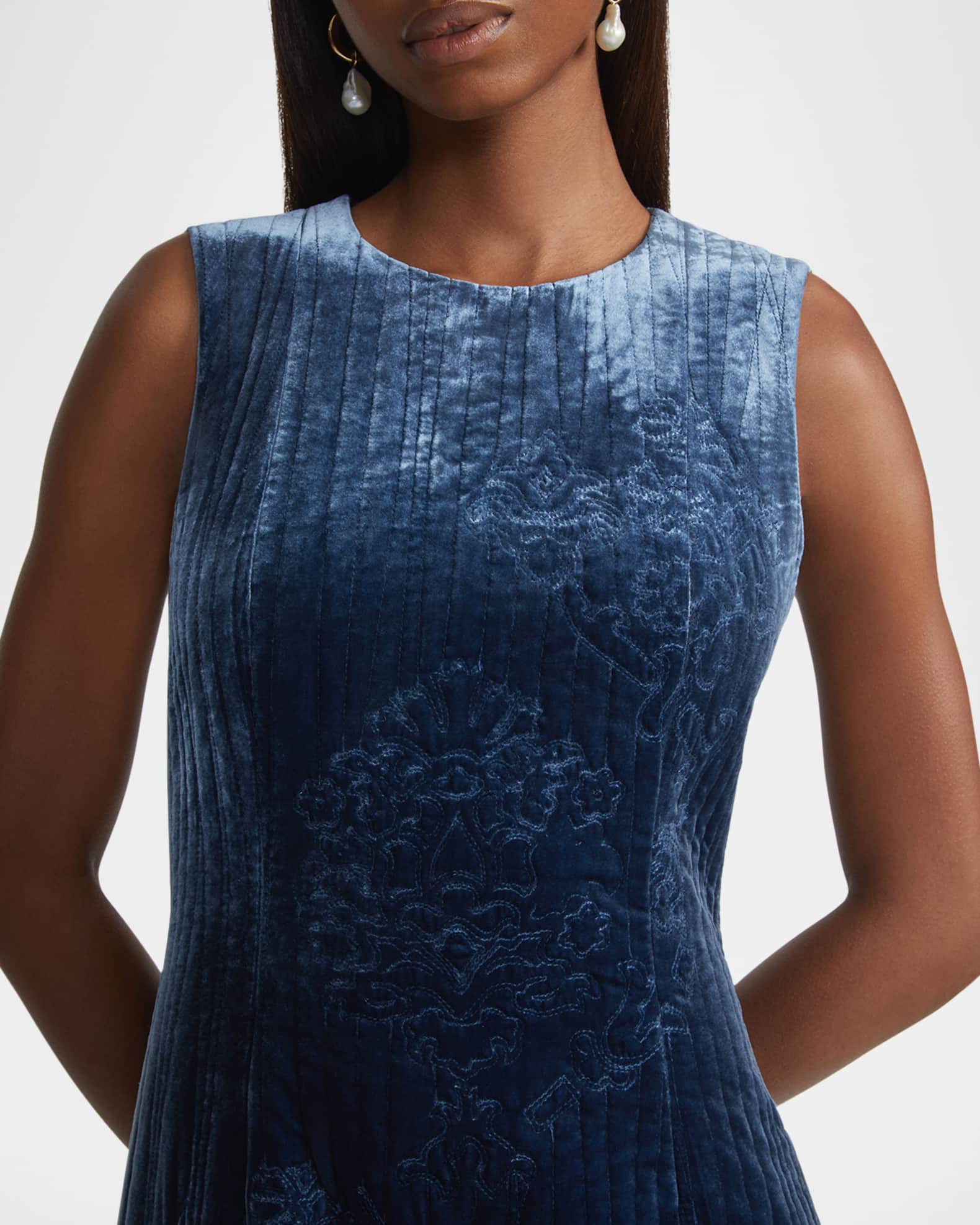 Lafayette 148 velvet dress clearance