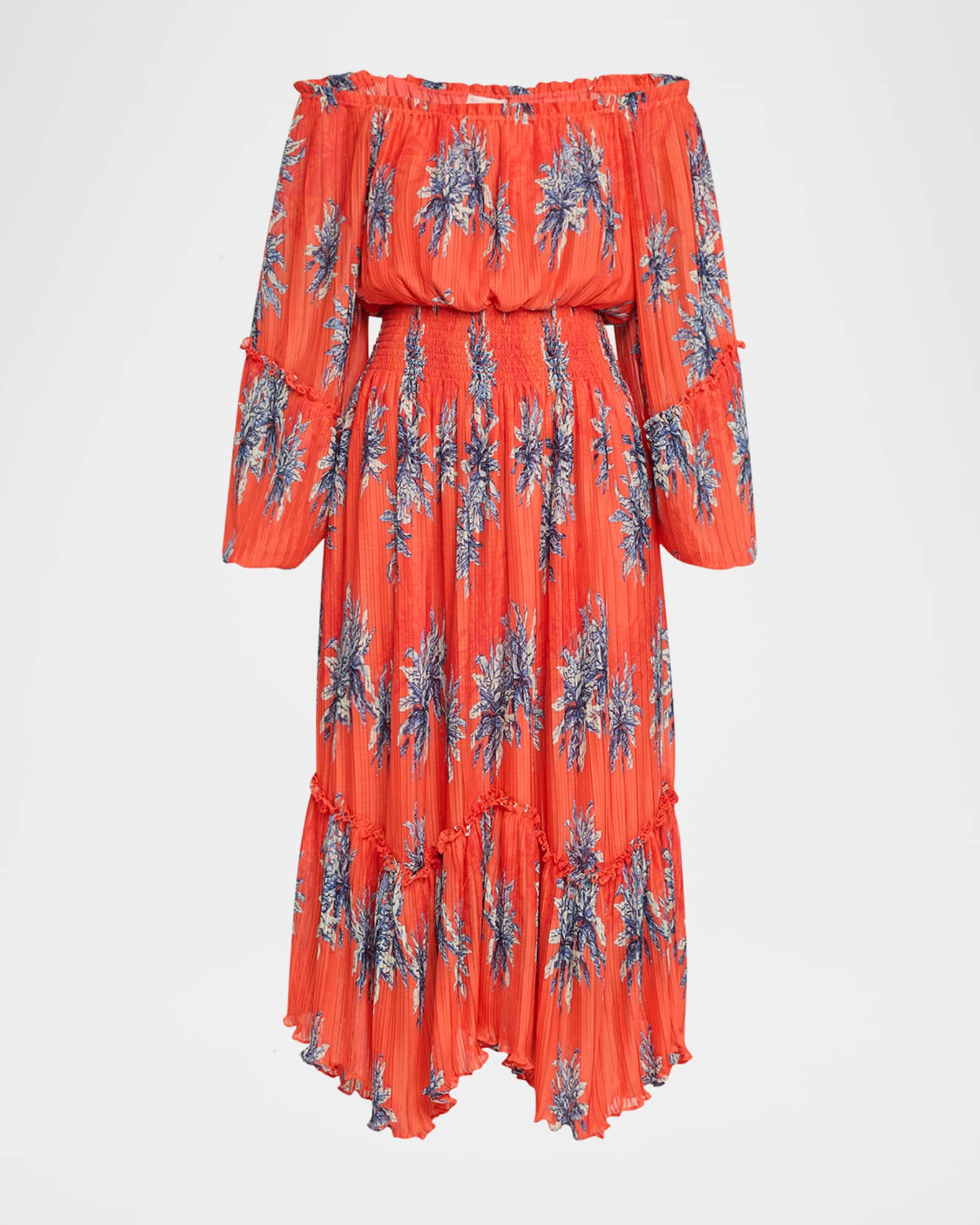 Ramy Brook Alyce Off Shoulder Midi Dress Neiman Marcus