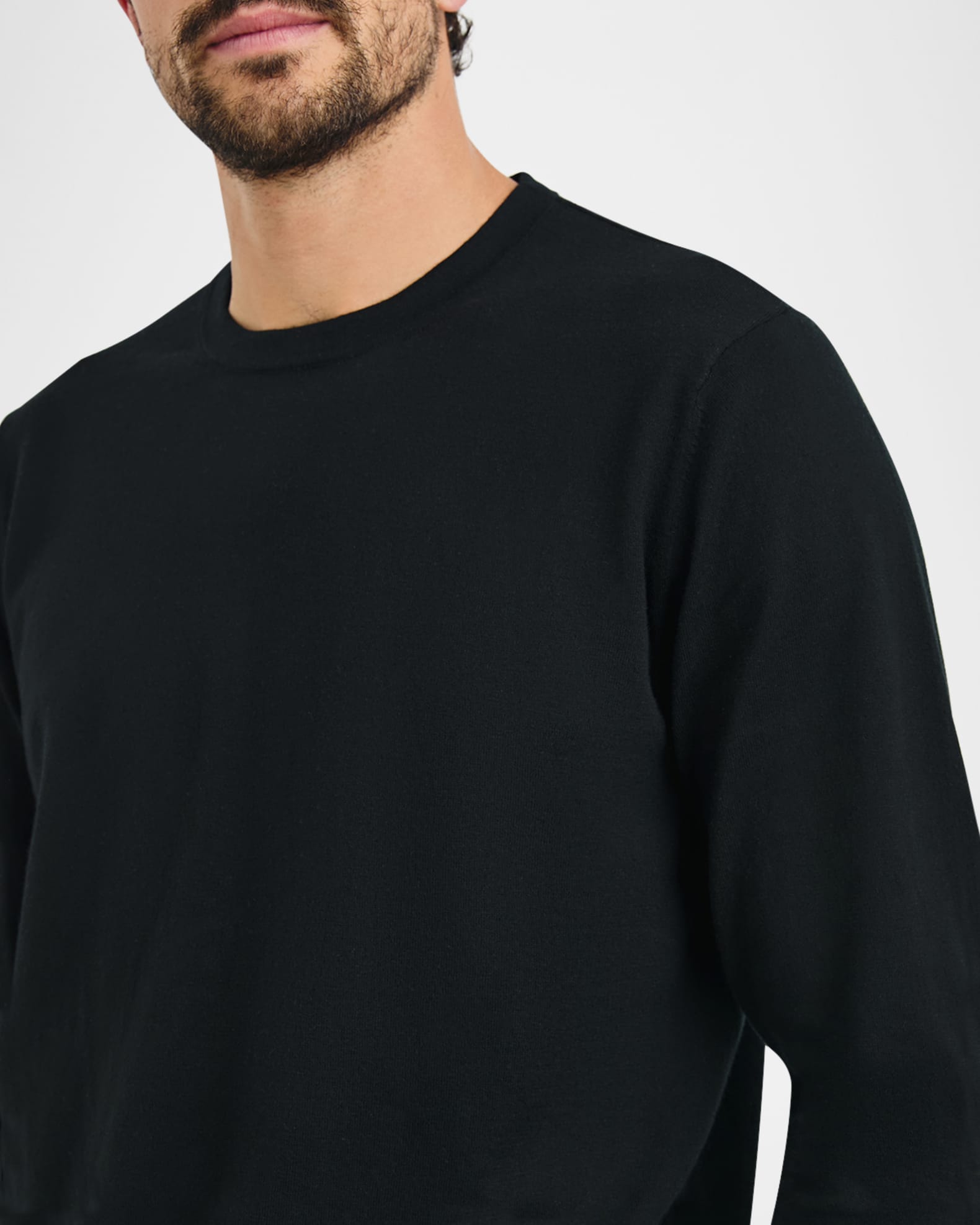 Rails Mason Cotton Cashmere T-Shirt in Heather Blue