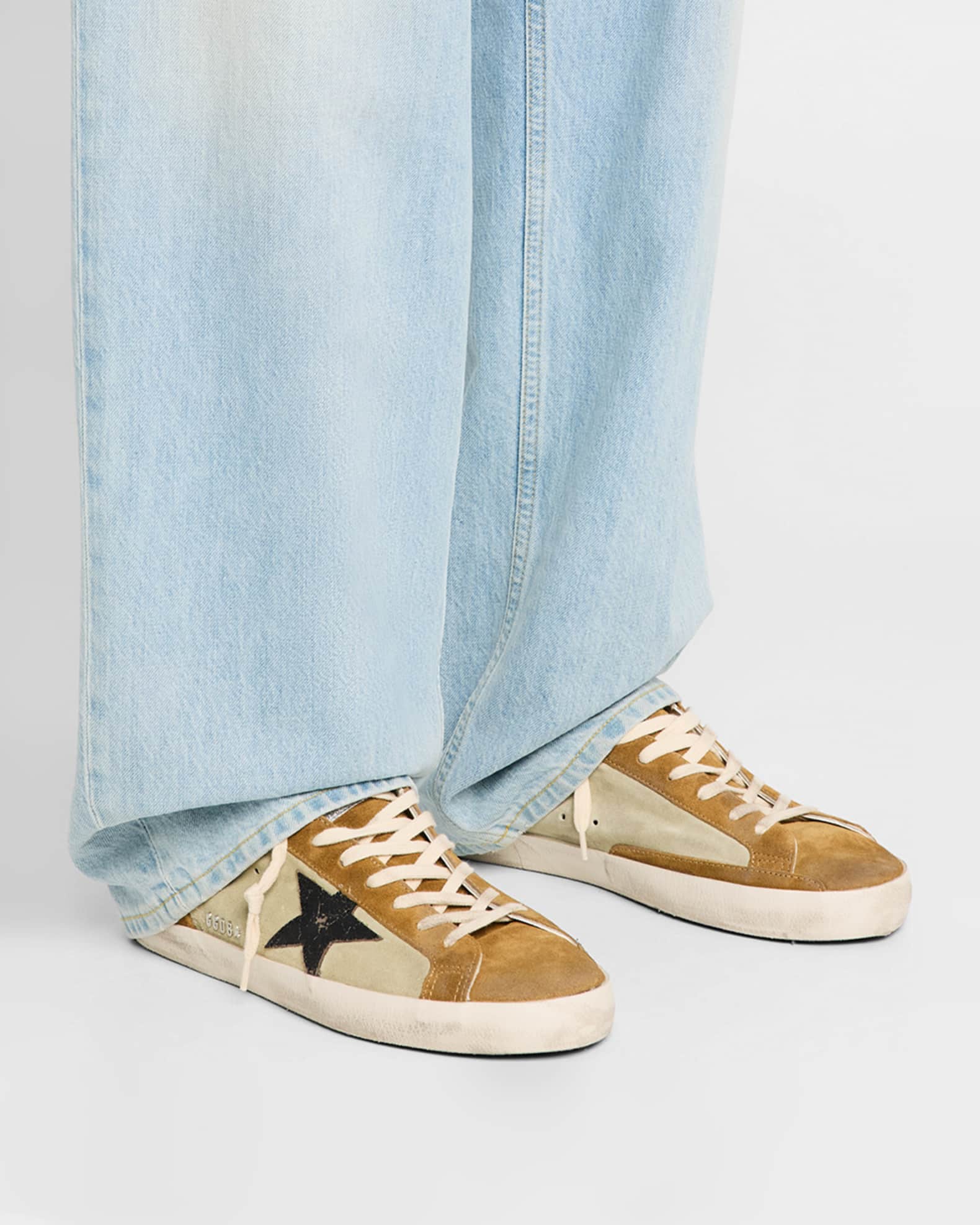Men's Super-Star Suede Low-Top Sneakers 1