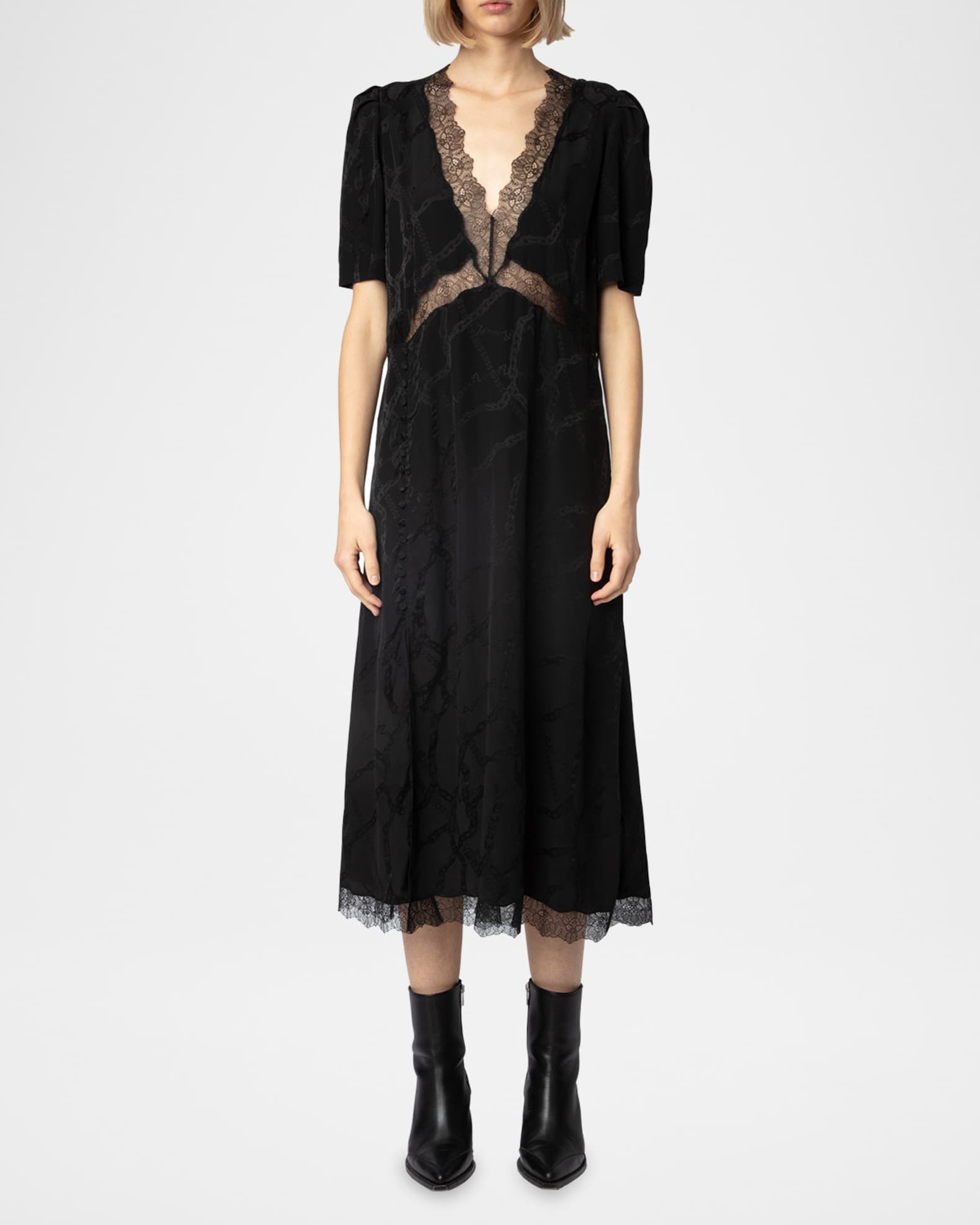 Redox Jac Chaines Midi Dress 1