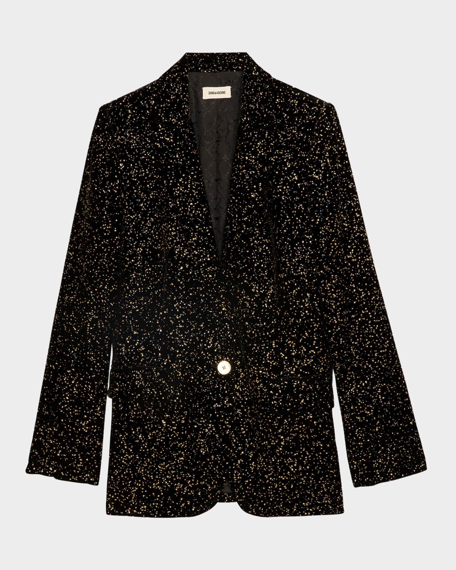 Zadig and voltaire sequin blazer hot sale