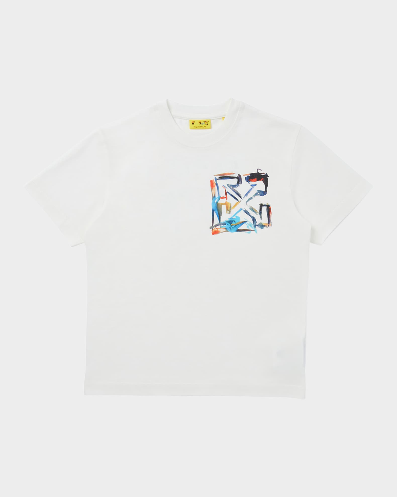 Boy's Watercolor Logo Short-Sleeve T-Shirt, Size 4-12 0