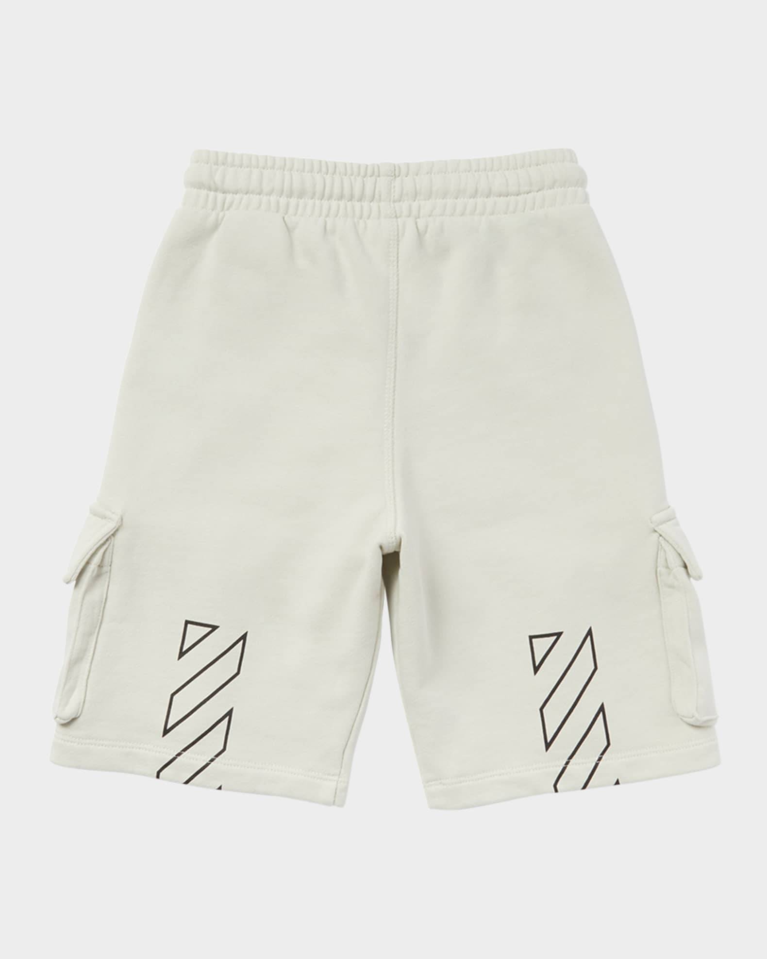 Boy's Bookish Diagonal Logo Sweatshorts 1