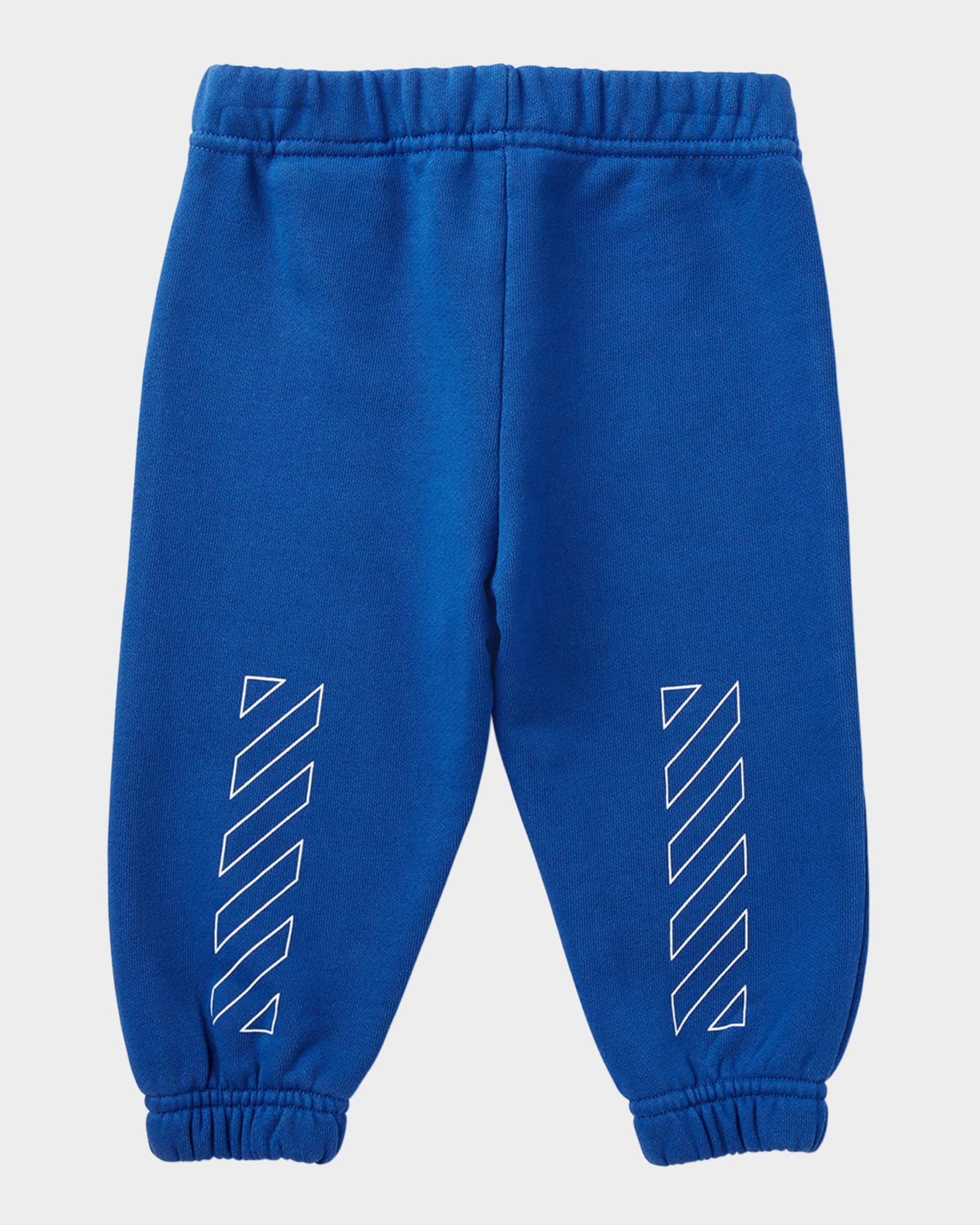 Boy's Bookish Diagonal Logo Sweatpants, Size 3M-3 1