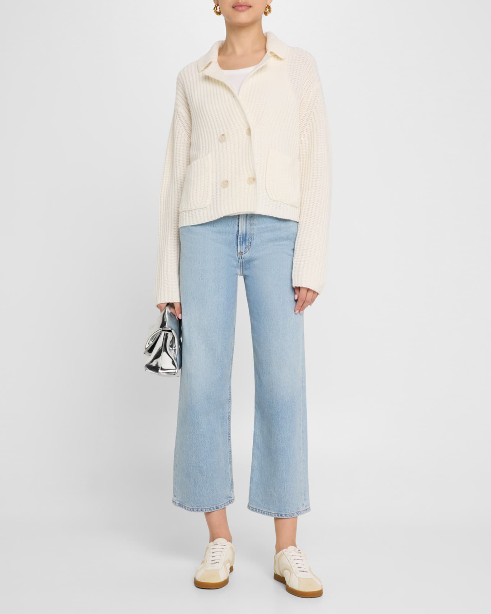 Ribbed Wool-Cashmere Jacket 1