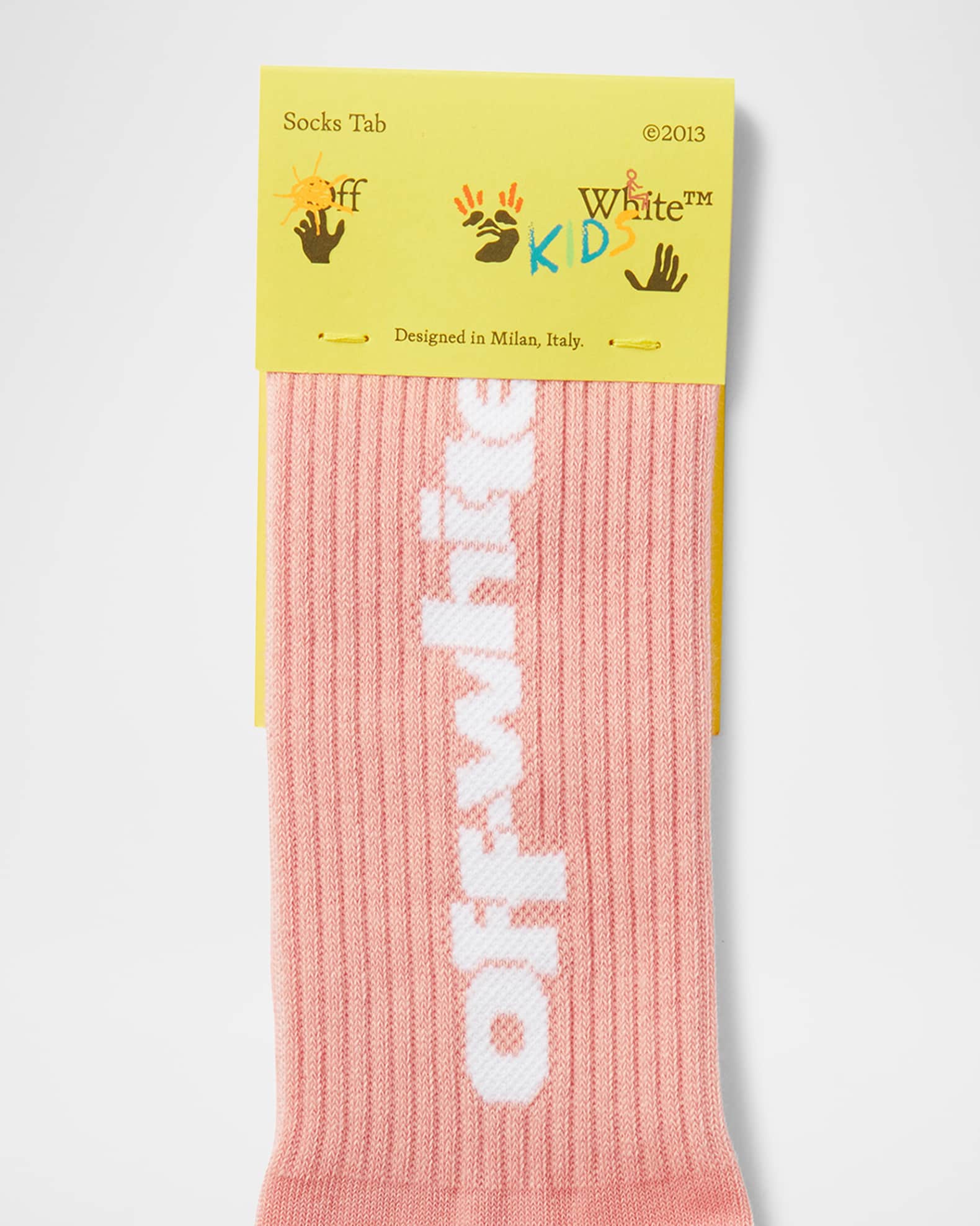 Kid's Type Graphic Long Socks, Size S-L 1