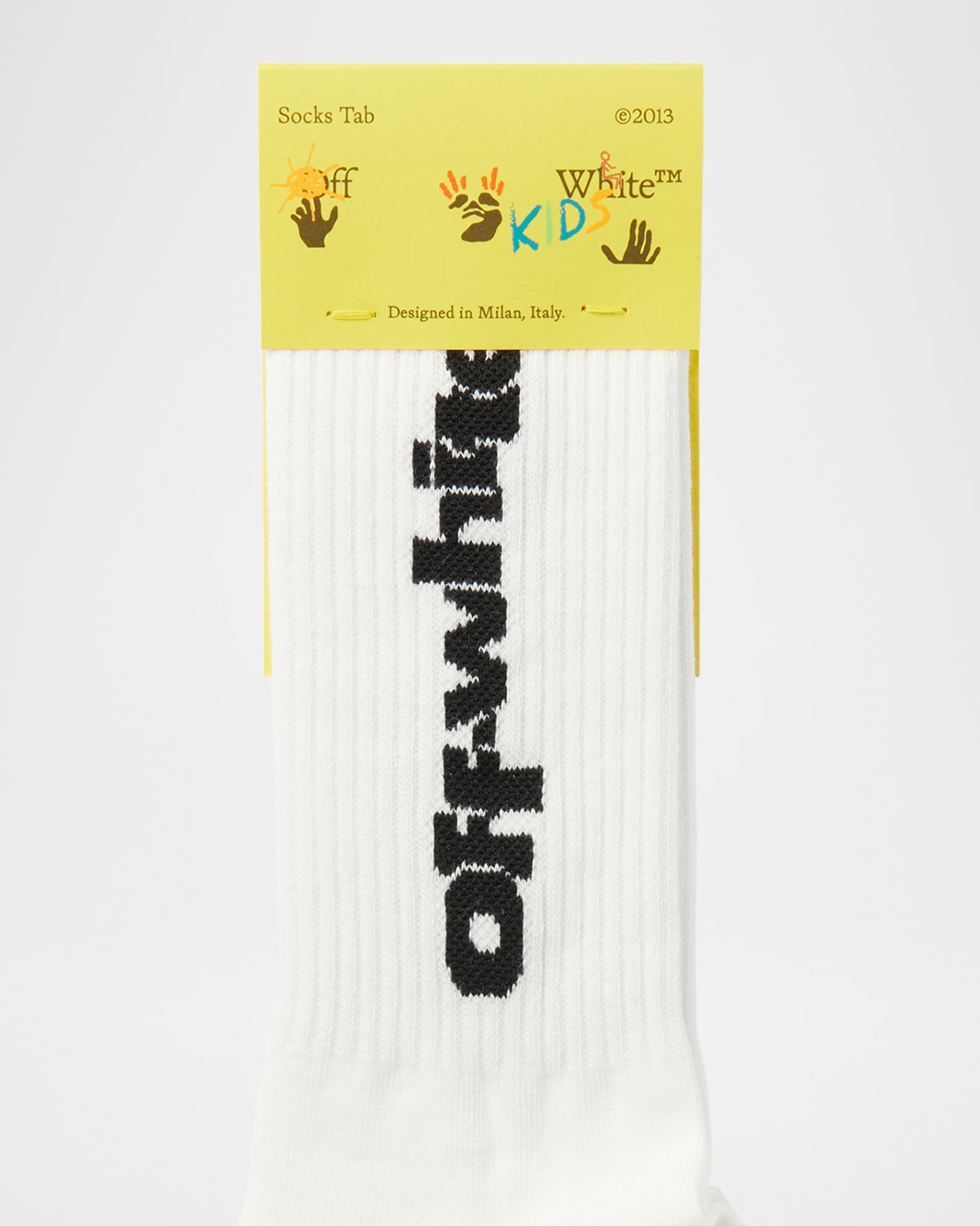 Kid's Type Graphic Long Socks, Size S-L 1