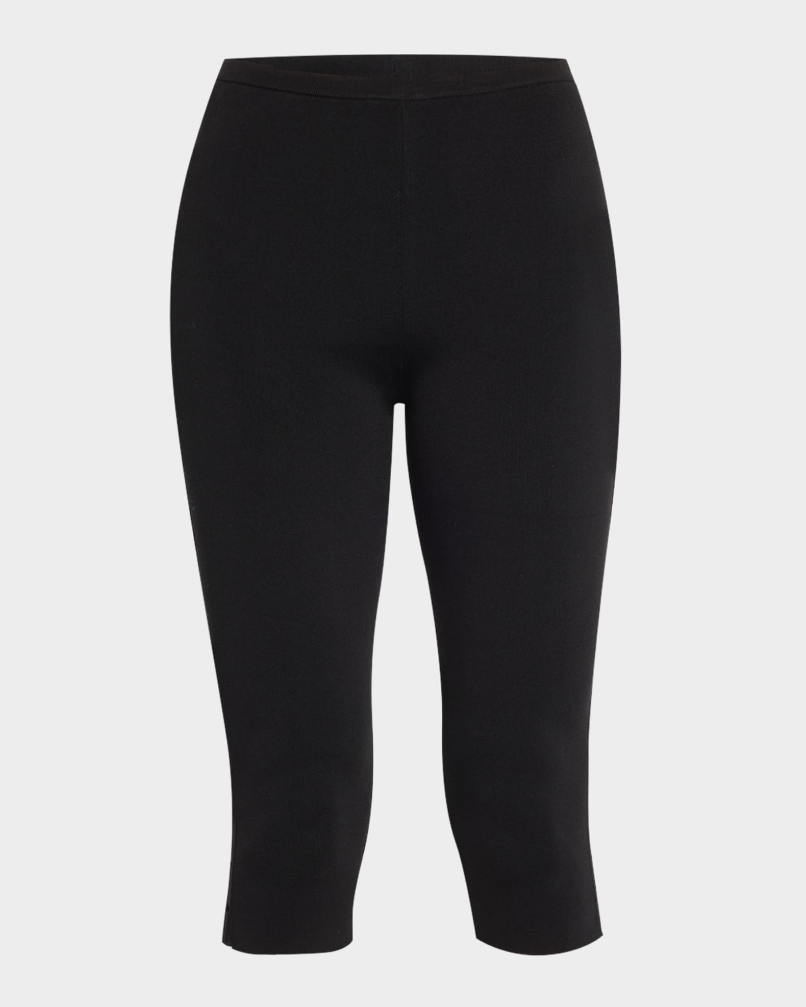 Toteme Compact Knit Capri Trousers | Neiman Marcus