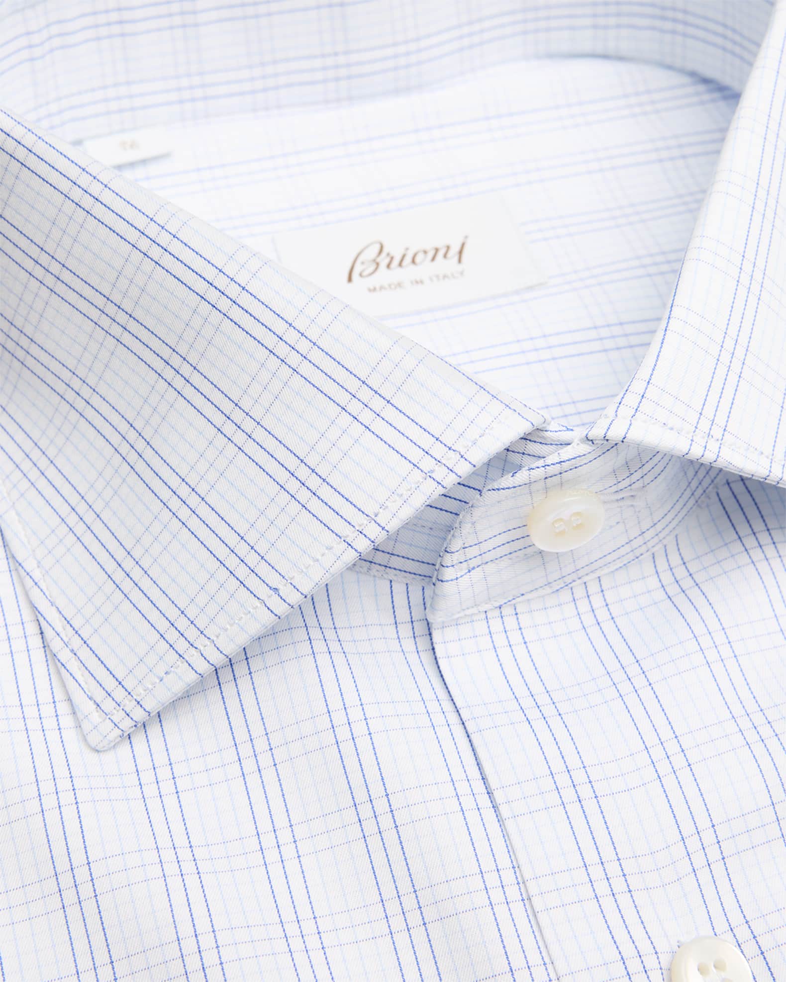 Men's Cotton Check Modern-Fit Dress Shirt 1