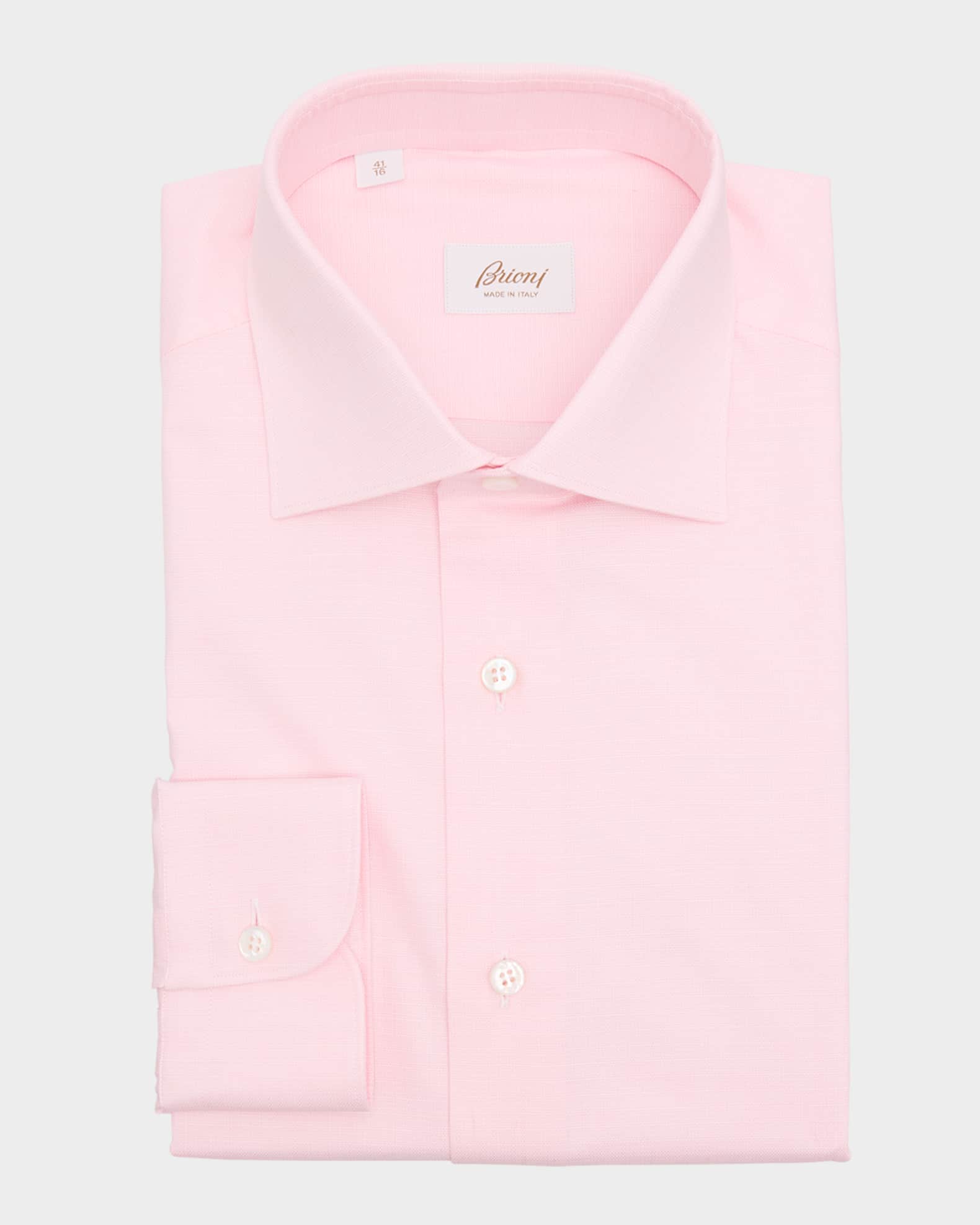 Men's Cotton Textured Dress Shirt 0
