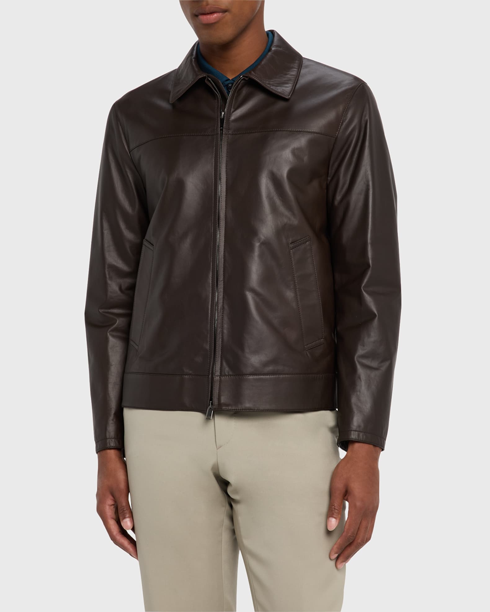 【SEAL限定商品】 Jacket Bomber Leather Men's Brioni | Marcus Neiman ジャケット・アウター