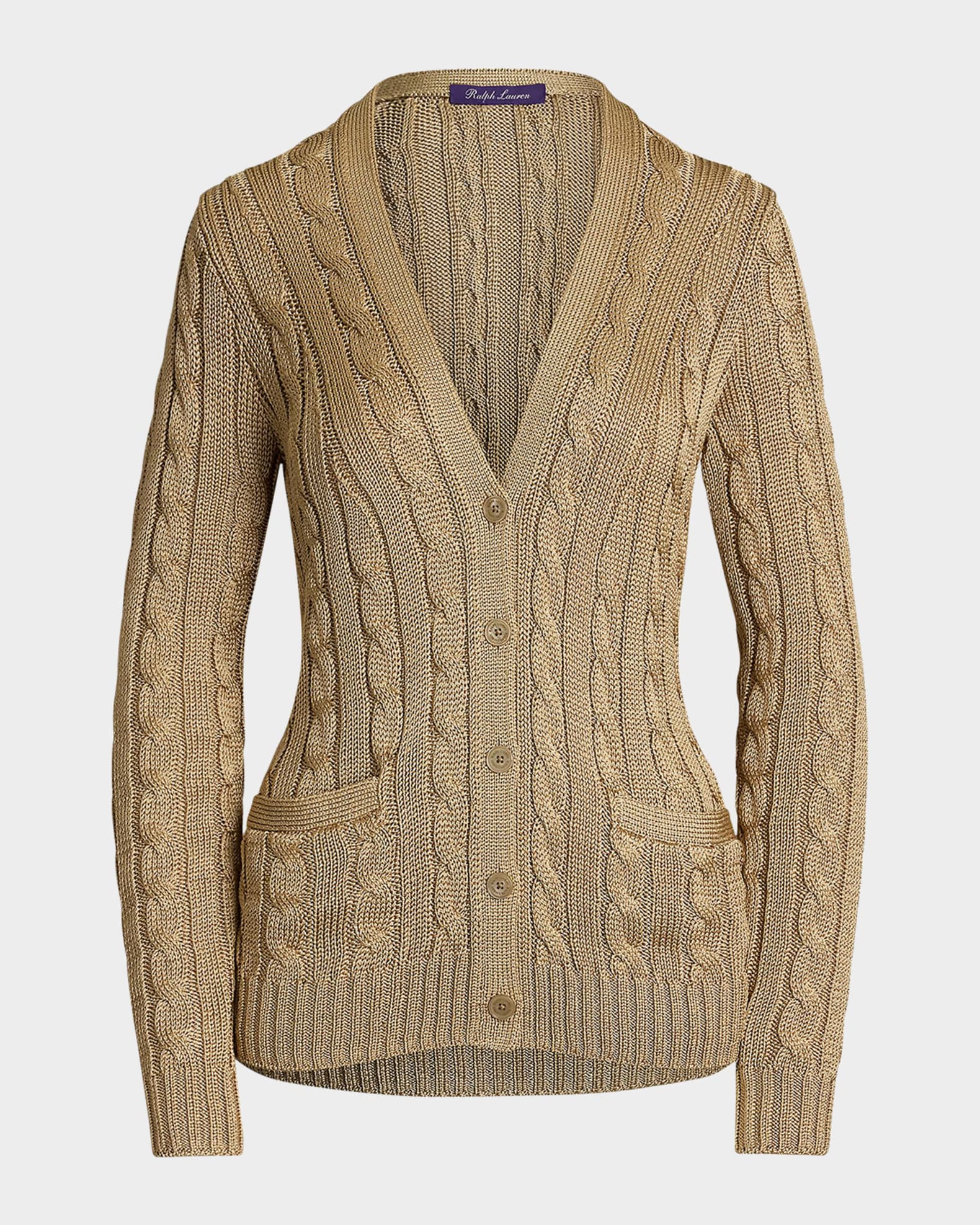 Silk knit cardigan outlet