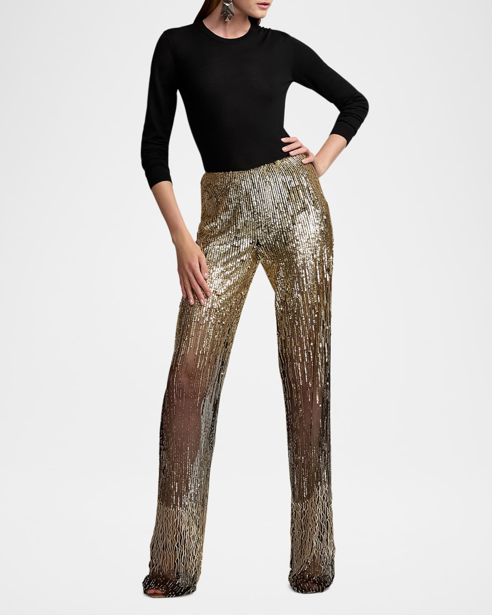 Ralph lauren sequin pants outlet