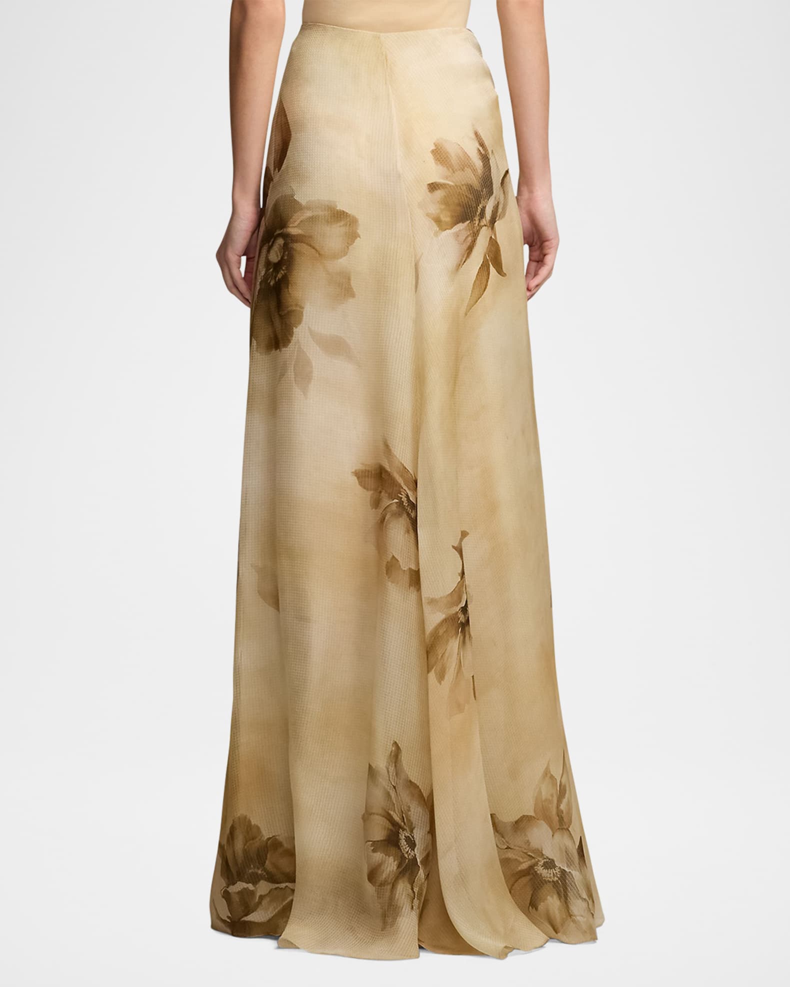 Silk gauze skirt clearance