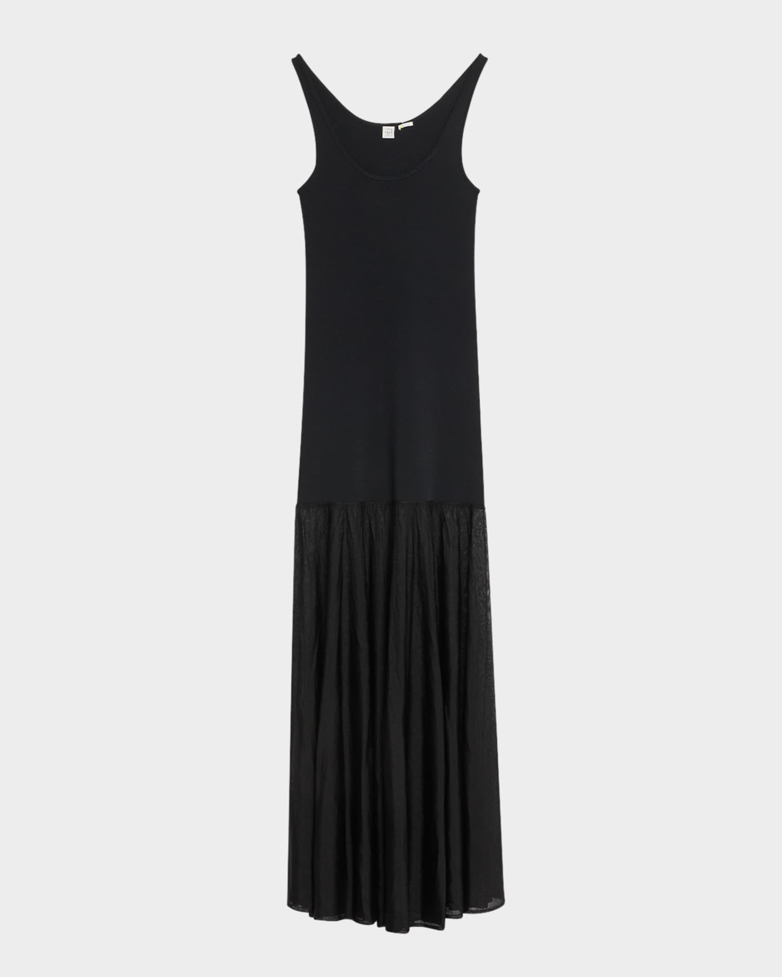 chinese dress ladies Evening tank dress black – TOTEME main image 1