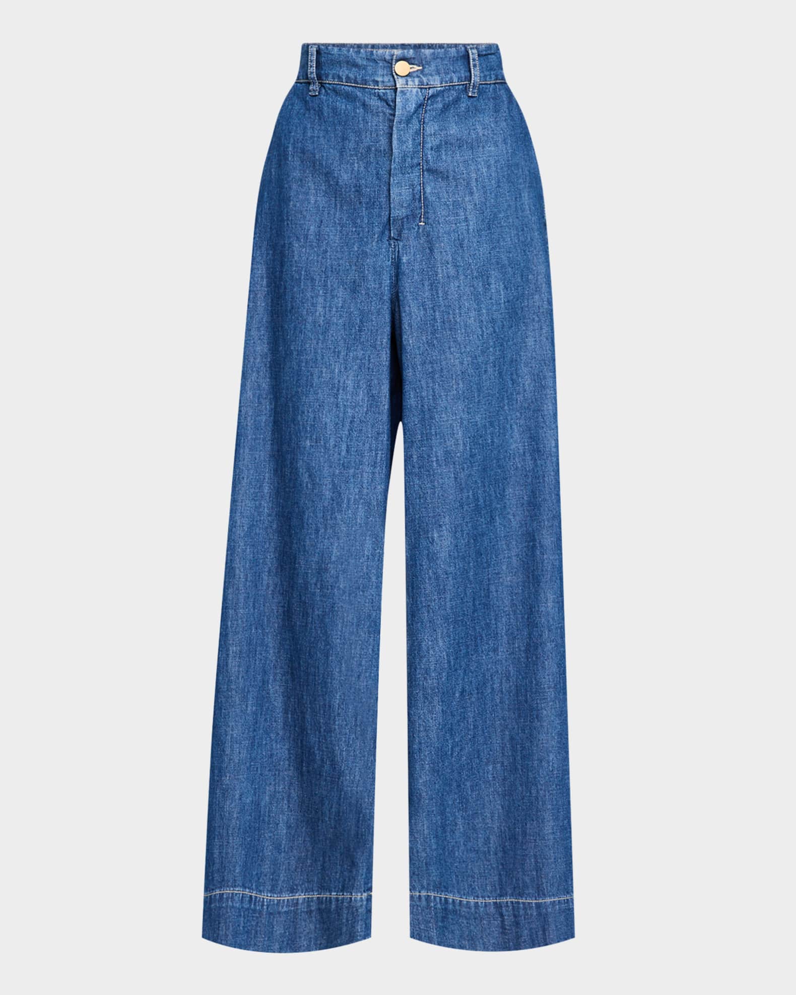 Paul Wide-Leg Ankle Pants 0