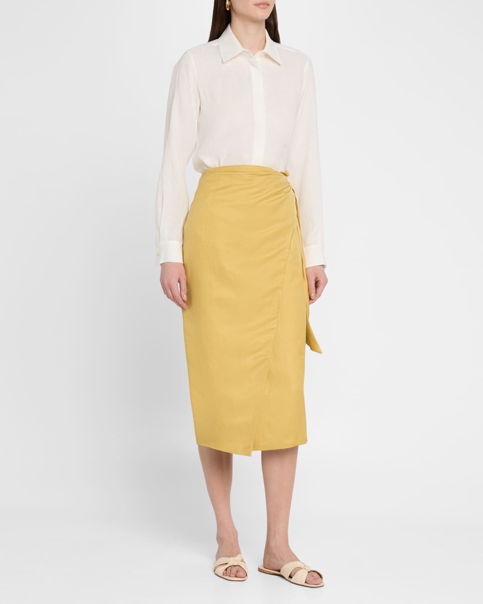 Abisso Button-Down Flax Shirt 1