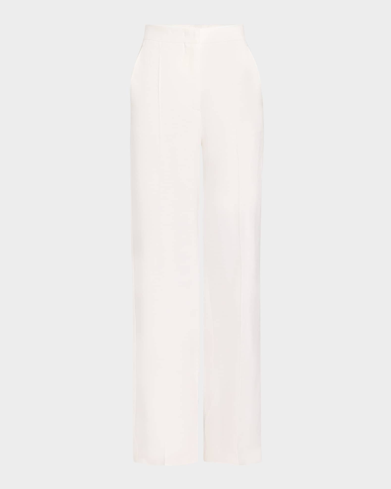 Aversa Mid-Rise Straight-Leg Pants 0