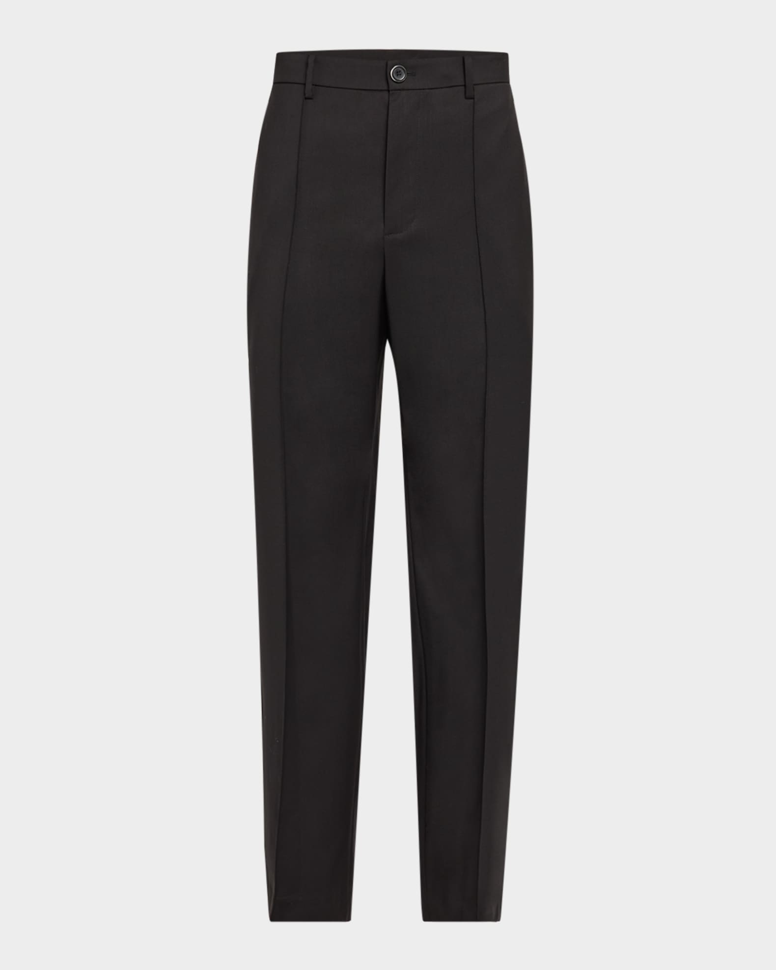 Men's Relaxed-Fit Pleated Suit Trousers 0