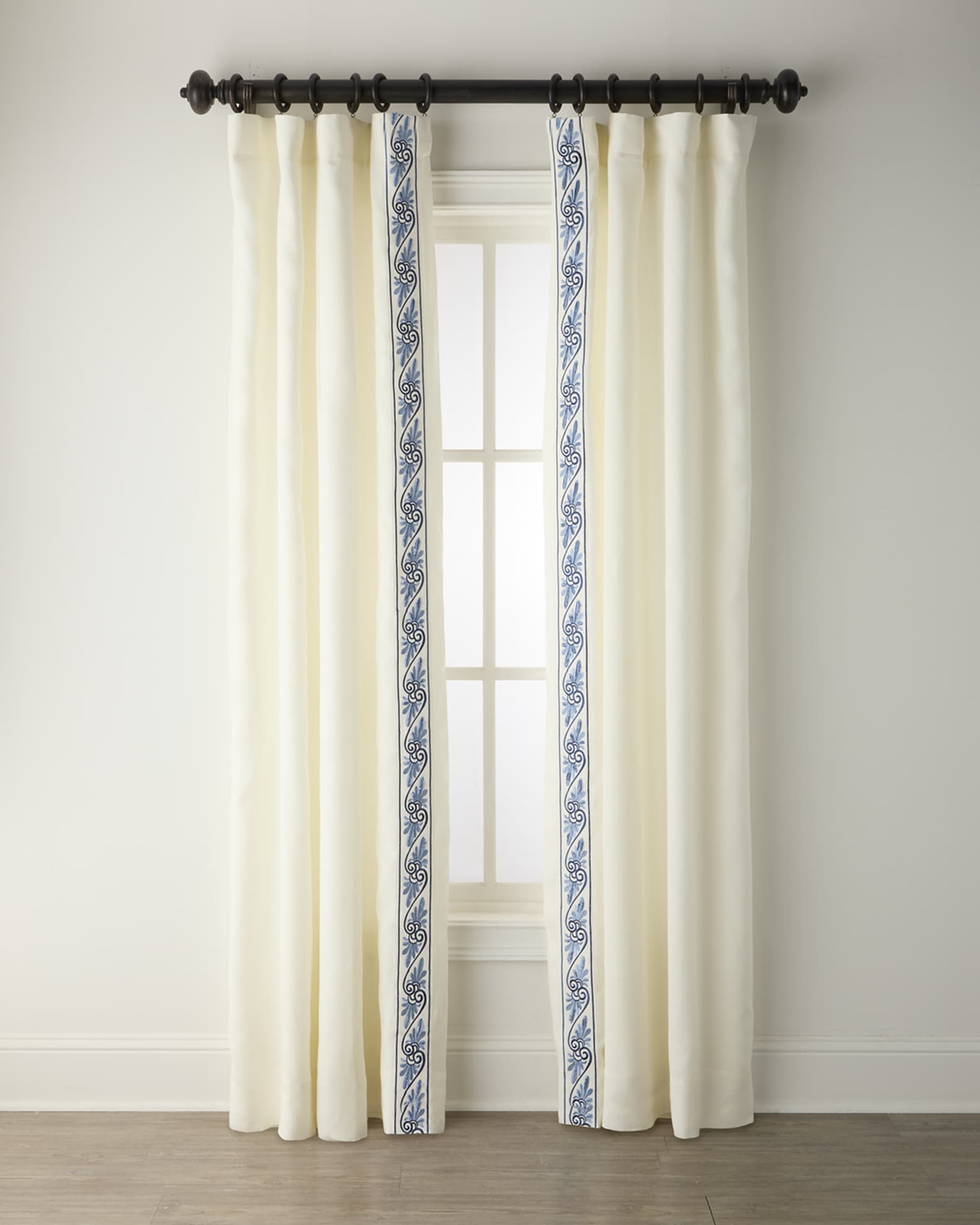 Tango Light-Filtering Drapery Panels, 52" x 108" - Set of 2 0