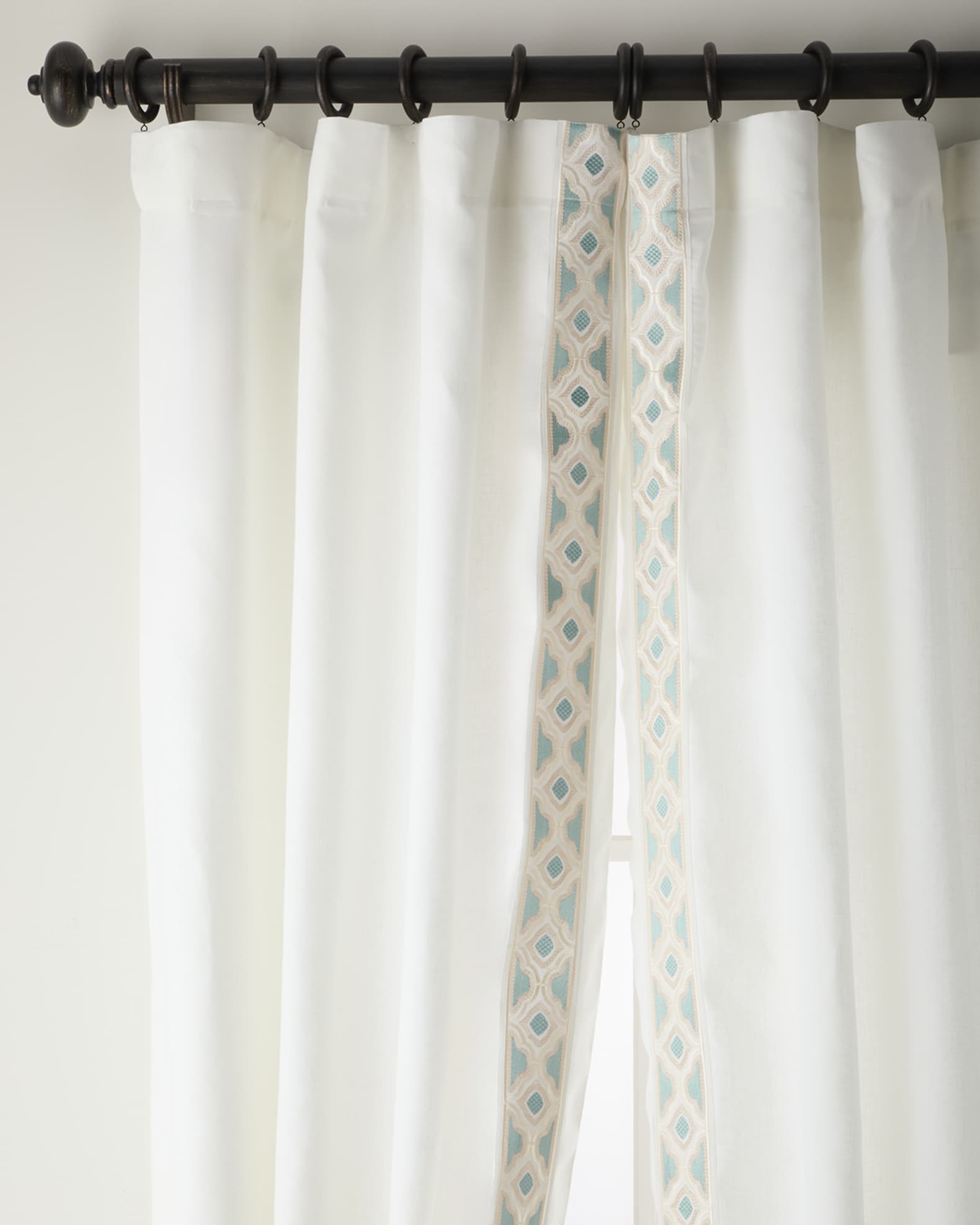 Amalfi Light-Filtering Linen Drapery Panels, 52" x 108" - Set of 2 1