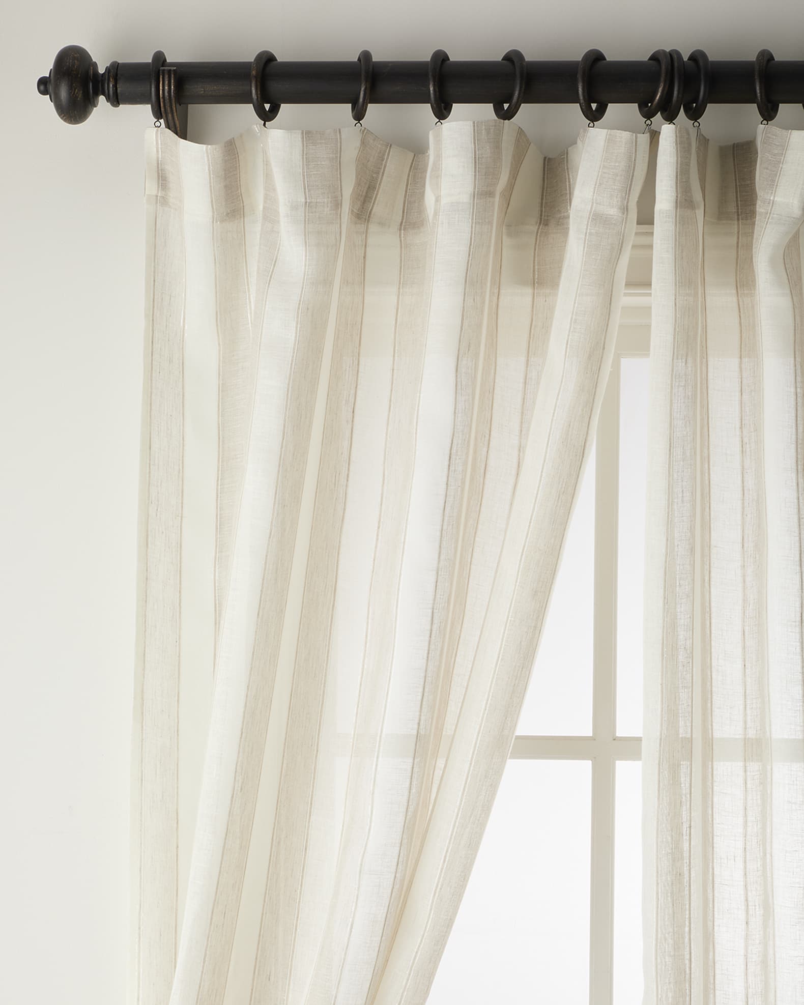 Flutter Sheer Drapery Panel, 96" 1