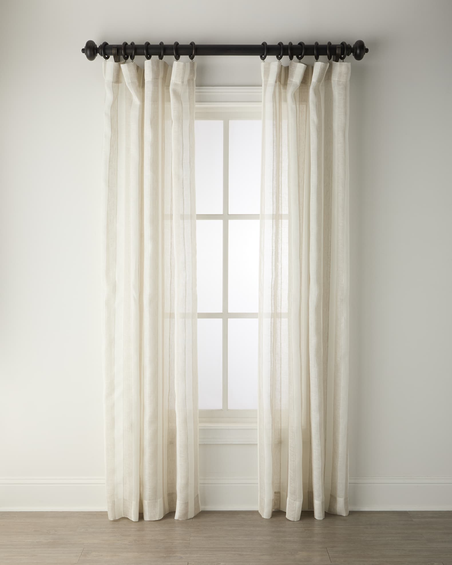 Flutter Sheer Drapery Panel, 96" 0