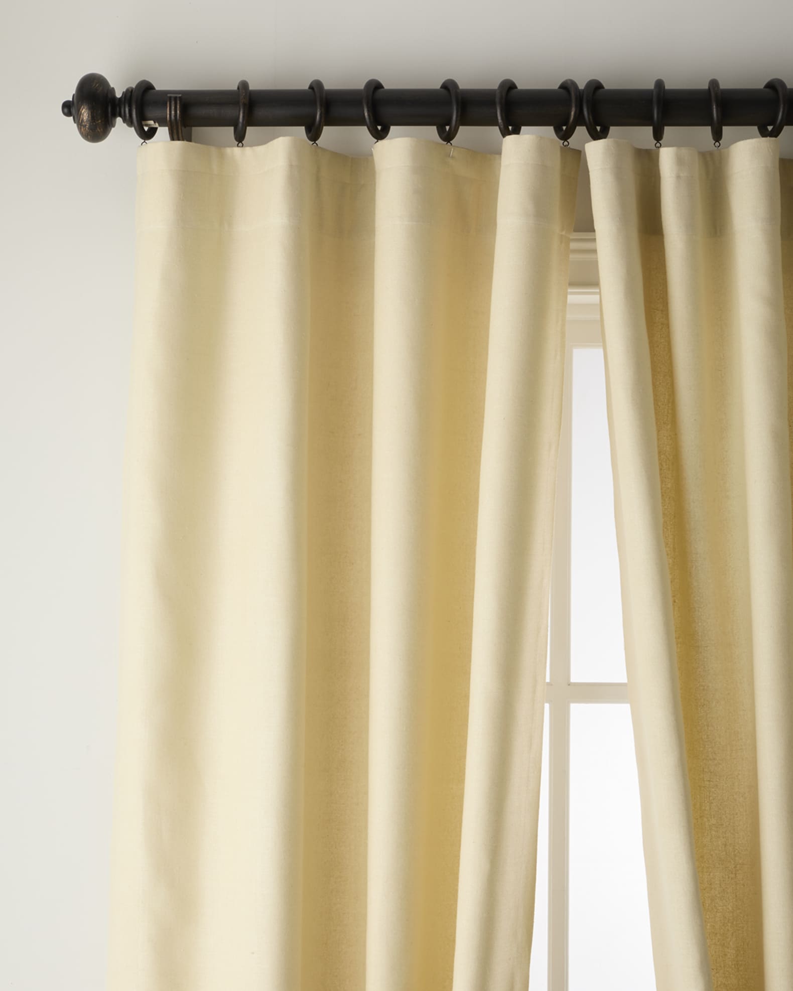 Camden Light-Filtering Silk Drapery Panel, 50" x 96" 1